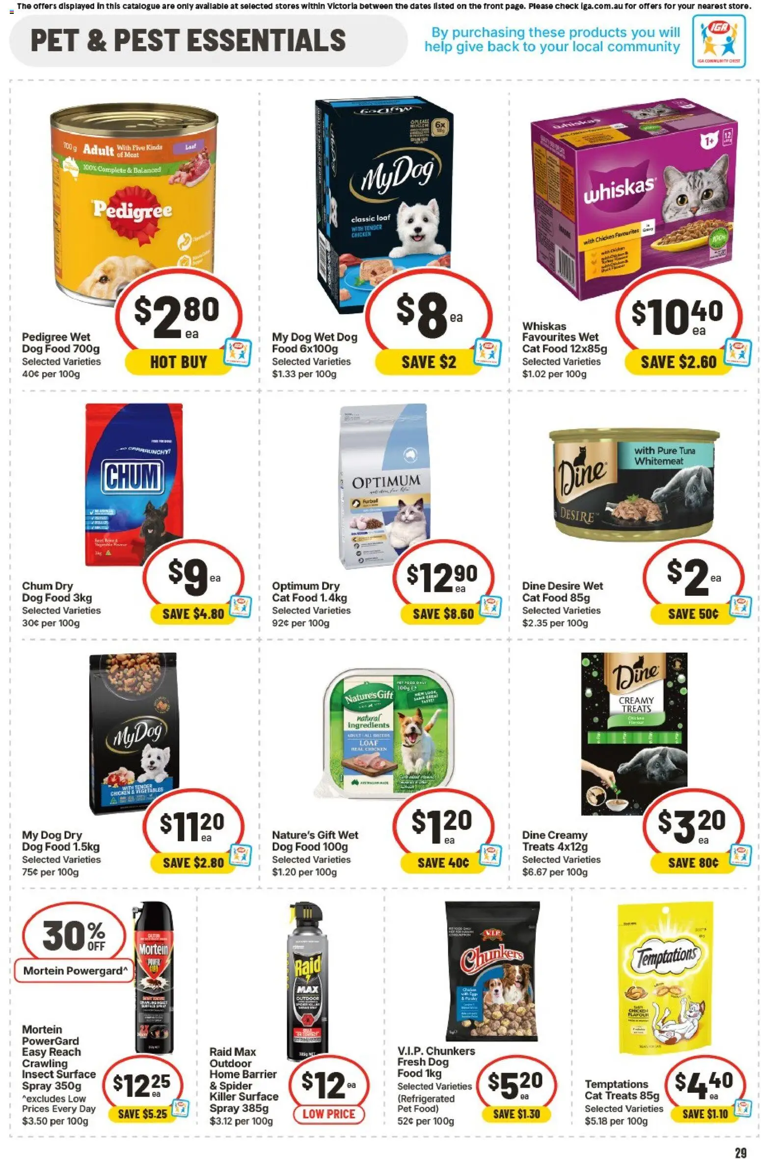 IGA catalogue - valid from 04.02.2026 | Page: 35 | Products: Chicken, Meat, Dog food, Tuna