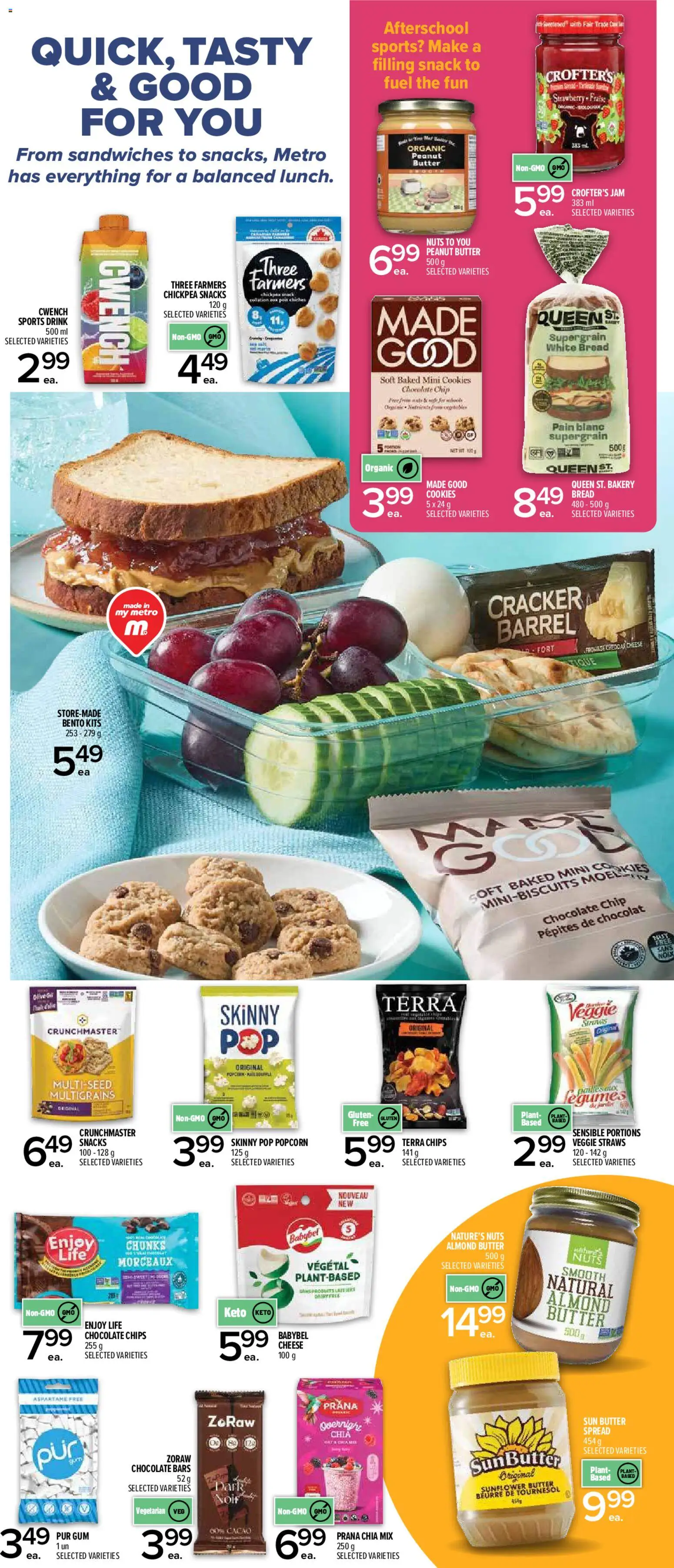 Metro flyer valid from 15.01.2026 | Page: 5 | Products: Cookies, Butter, Bread, Chocolate
