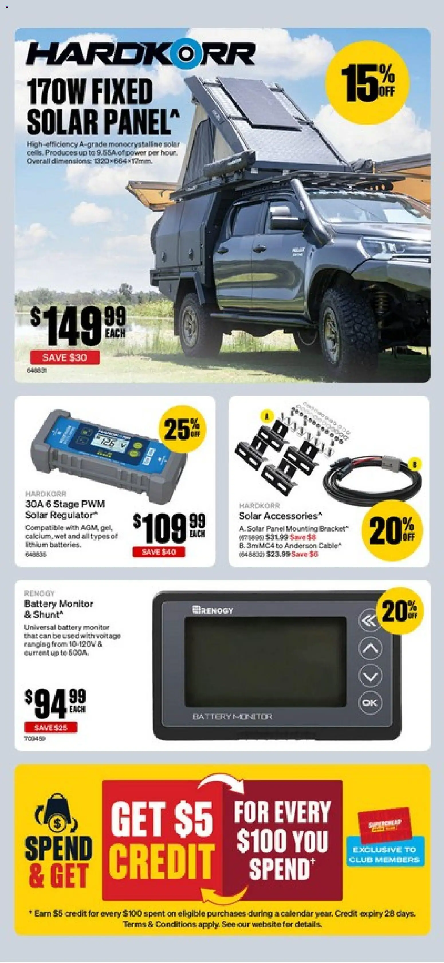 Supercheap Auto catalogue - valid from 13.02.2026 | Page: 42 | Products: Battery, Accessories, Monitor, Cable
