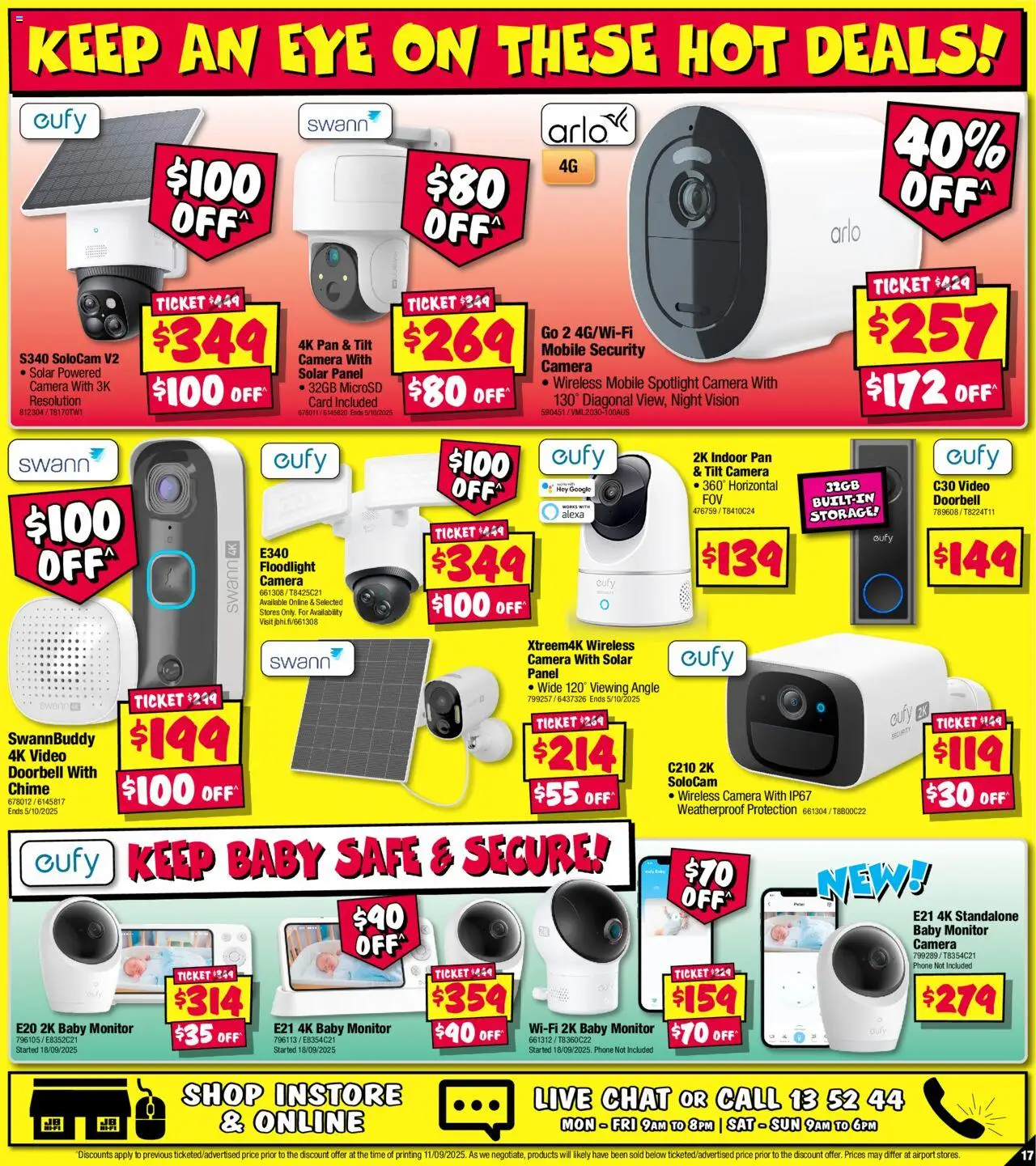 JB Hi-Fi catalogue - valid from 25.09.2025 | Page: 17 | Products: Phone, Doorbell, Camera, Mobile