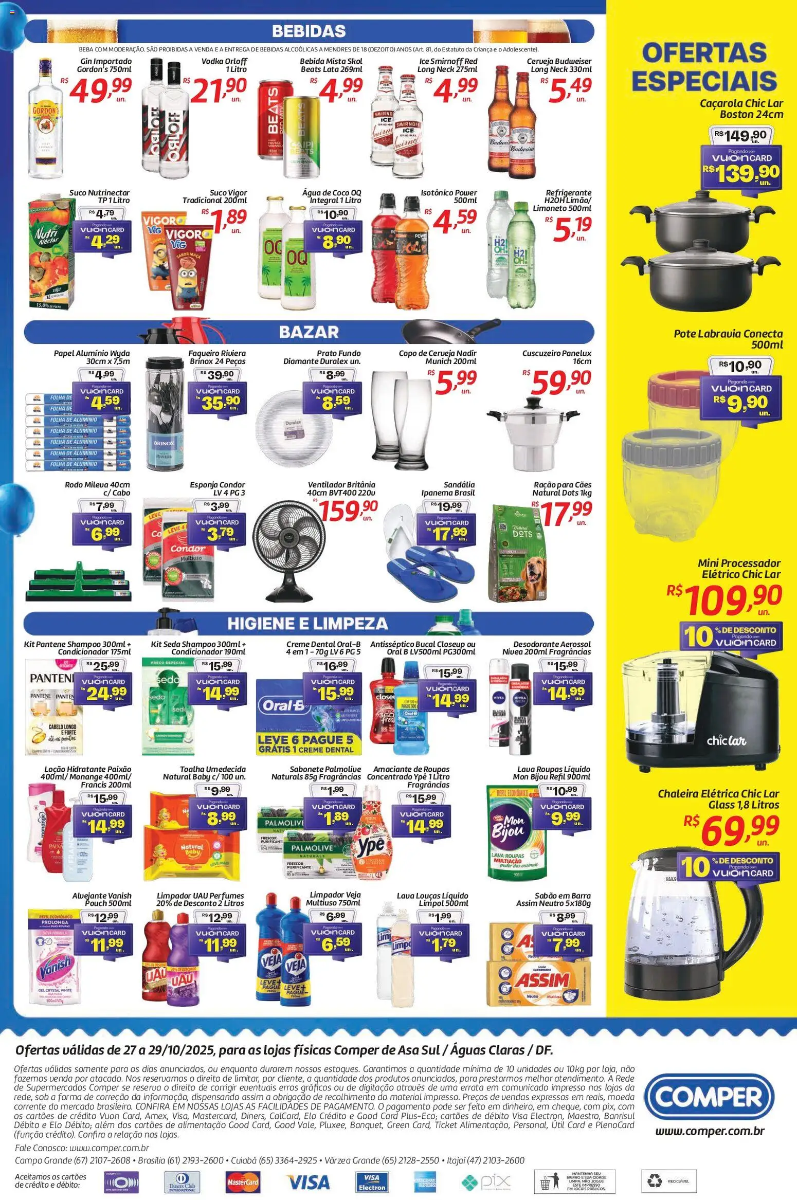 Comper Folheto - válido de 27.10.2025 | Página: 4 | Produtos: Shampoo, Processador, Creme dental, Cabo