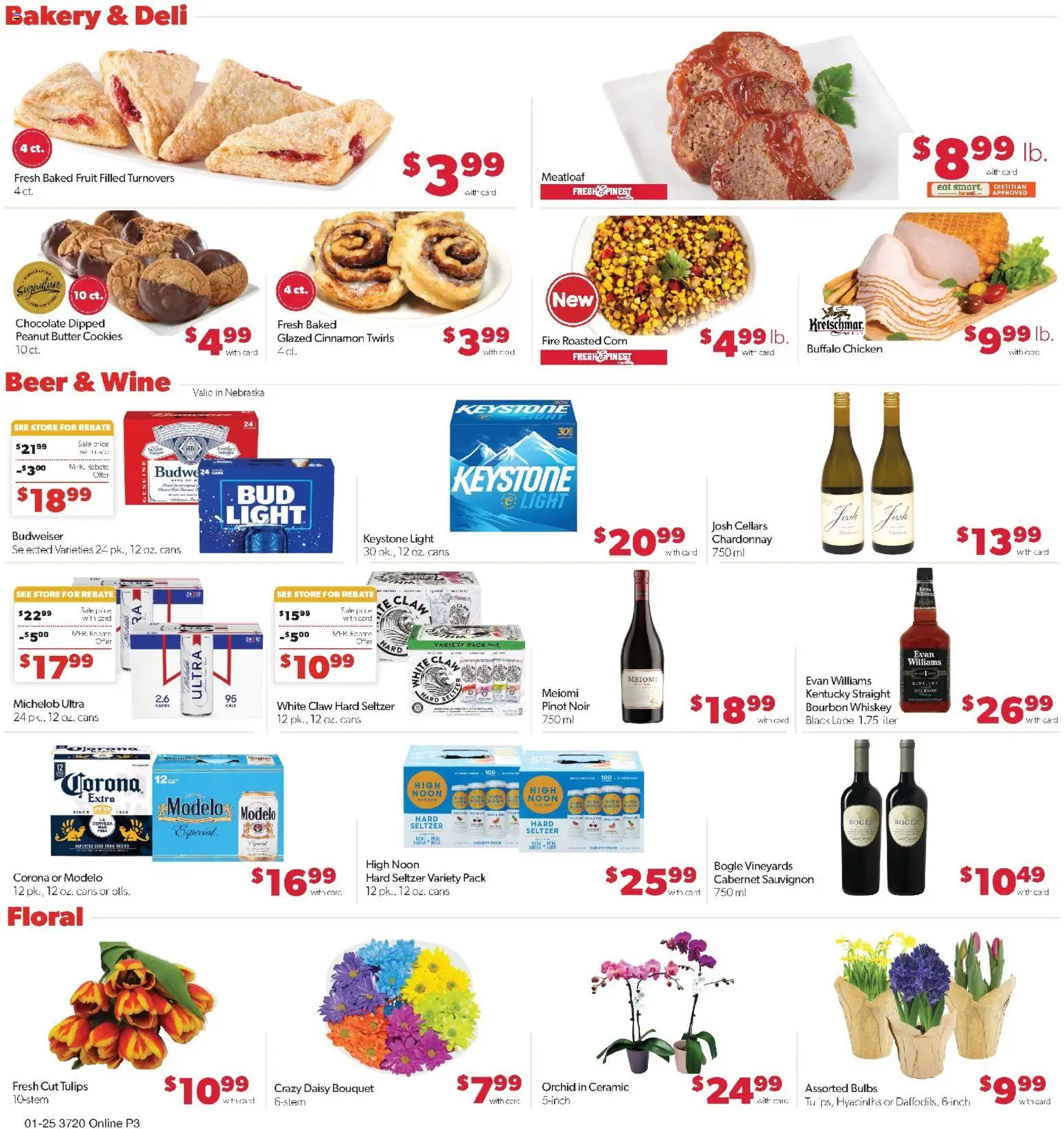 Family Fare Weekly Ad - NE - valid from 25.01.2026 | Page: 7 | Products: Beer, Bourbon, Cookies, Hat