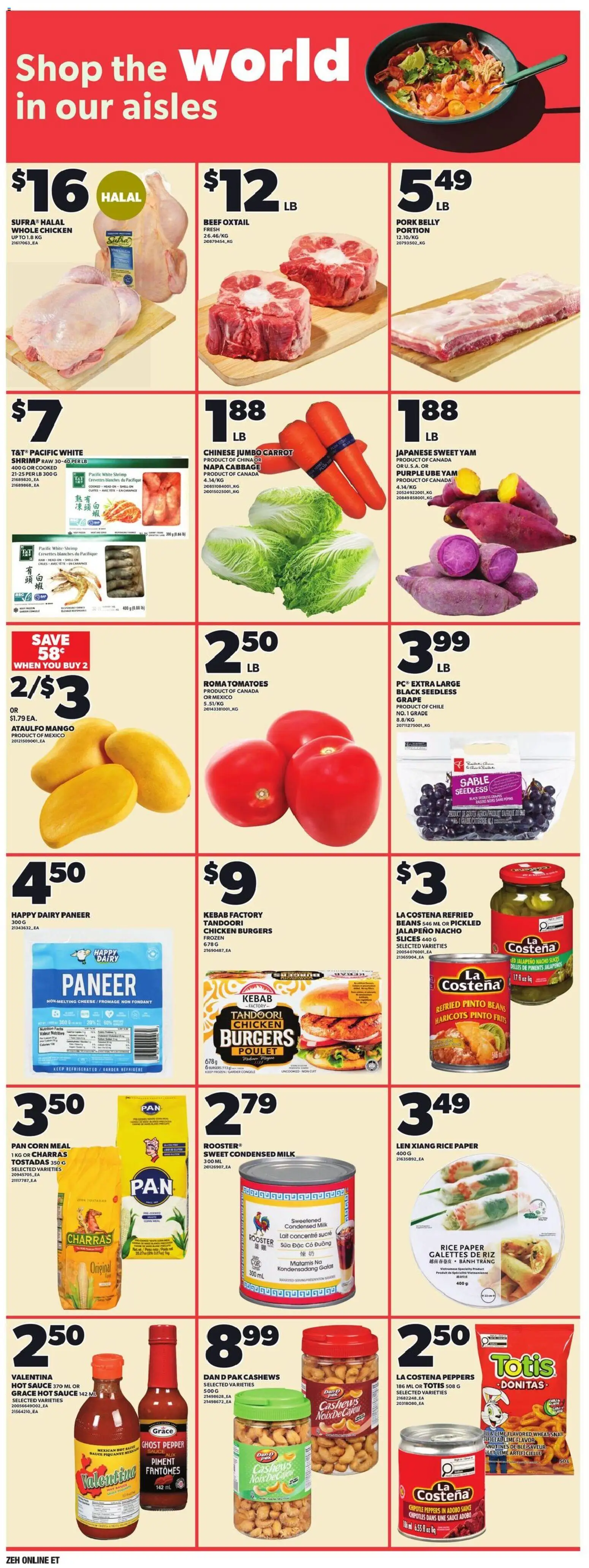 Zehrs flyer valid from 16.04.2026 | Page: 15 | Products: Rice, Beef, Milk, Chicken