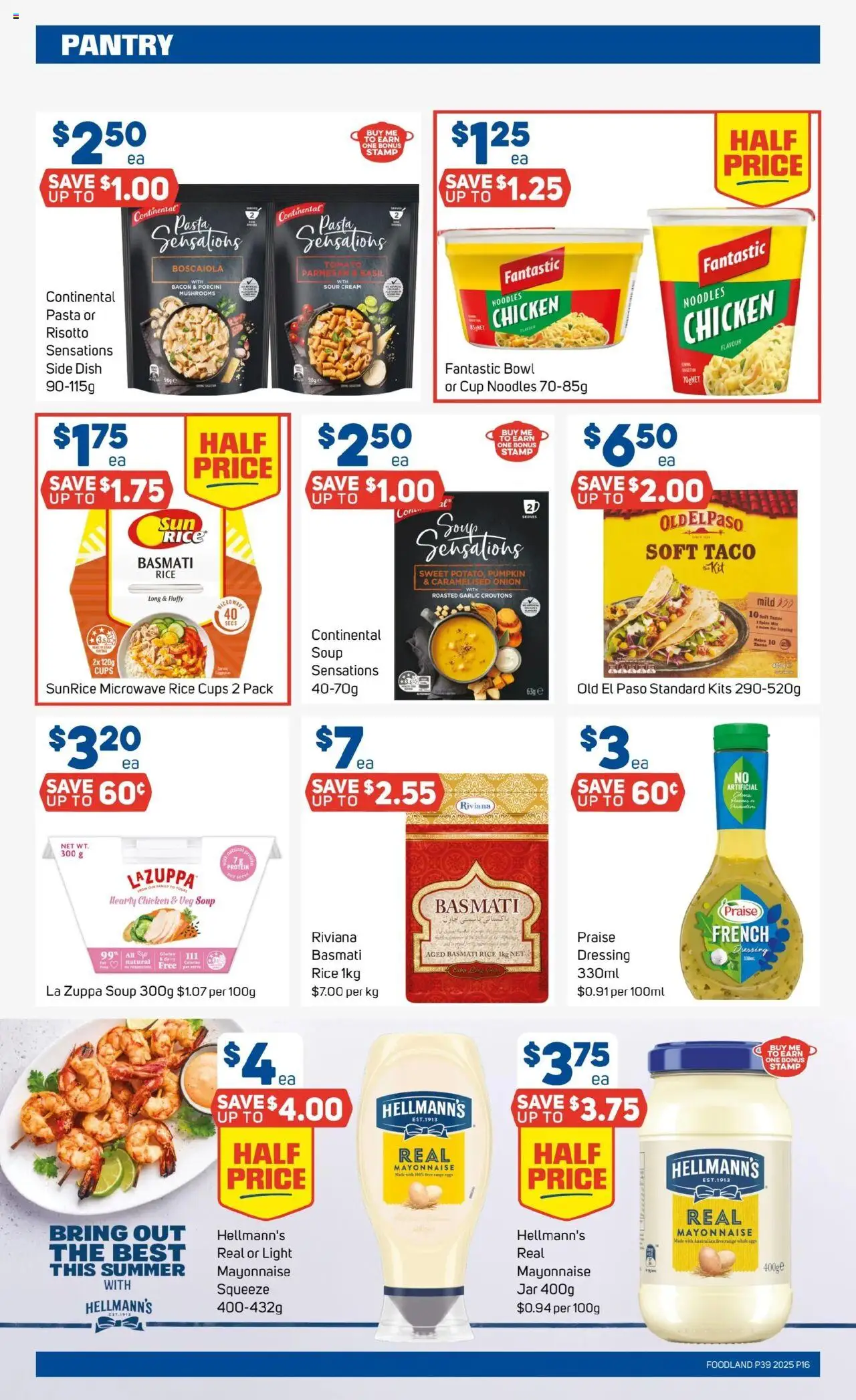 Foodland catalogue - valid from 24.09.2025 | Page: 16 | Products: Cups, Rice, Mushrooms, Pasta