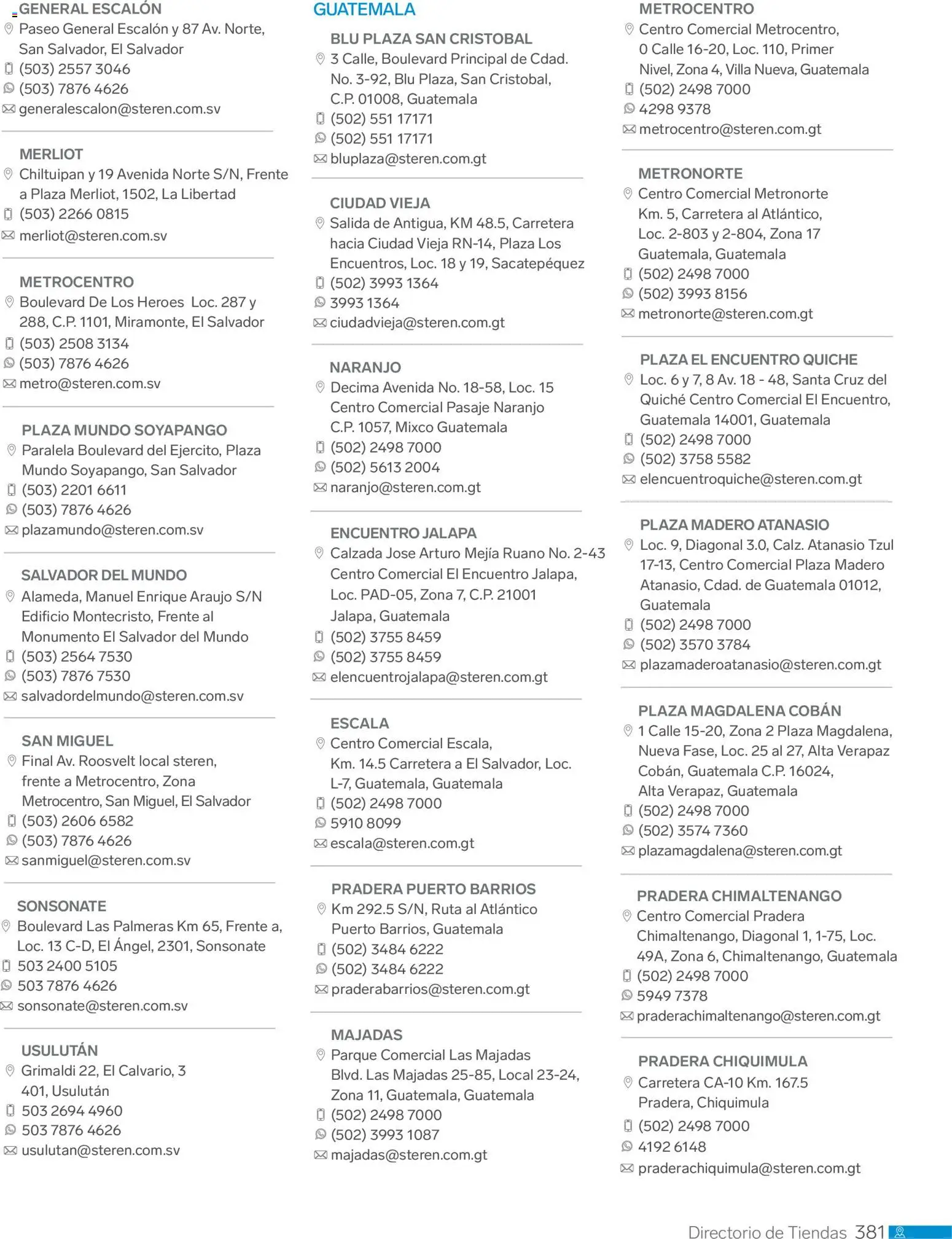 Nuevas ofertas de Steren válidas en toda la República Mexicana desde el 01.01.2026. ¡Encuentra las mejores ofertas en Steren catálogo! | Página: 393