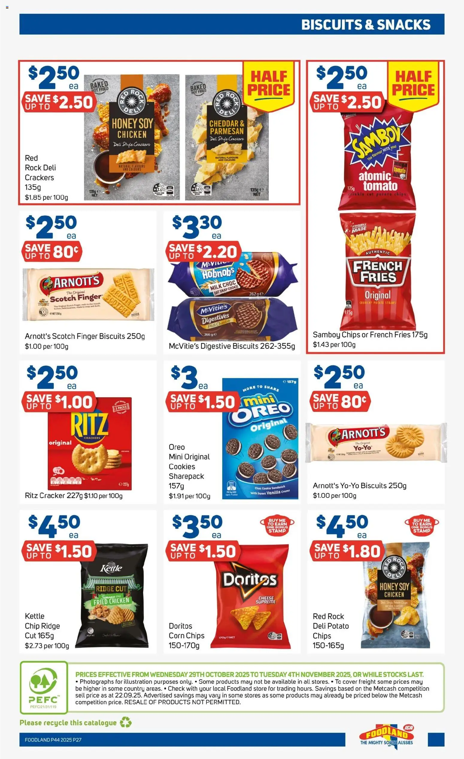 Foodland catalogue - valid from 29.09.2025 | Page: 27 | Products: Milk, Chicken, Biscuits, Kettle