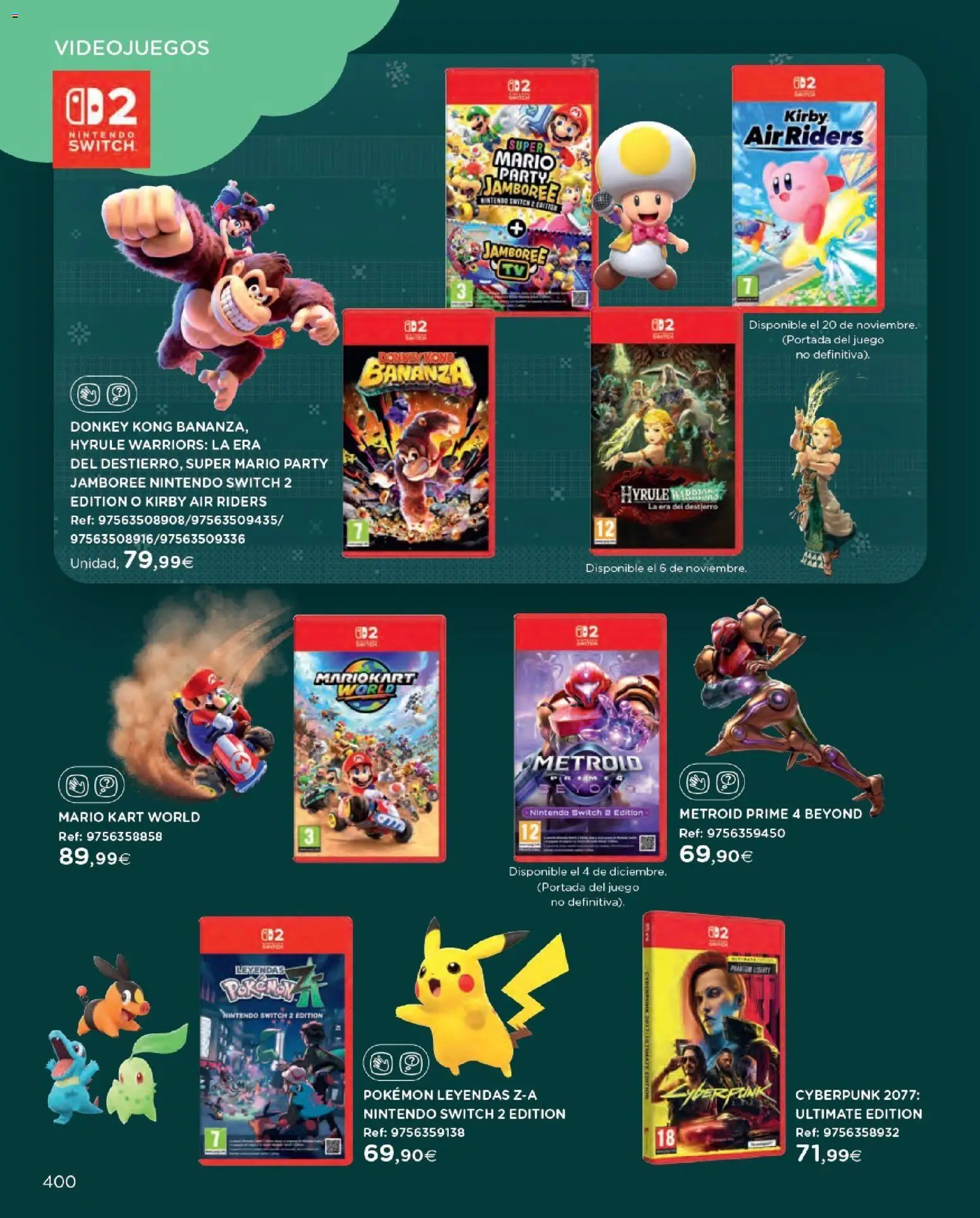 Nuevas ofertas de El Corte Inglés válidas en toda la República Mexicana desde el 27.10.2025. ¡Encuentra las mejores ofertas en El Corte Inglés catálogo Juguetes! | Página: 400 | Productos: Juego