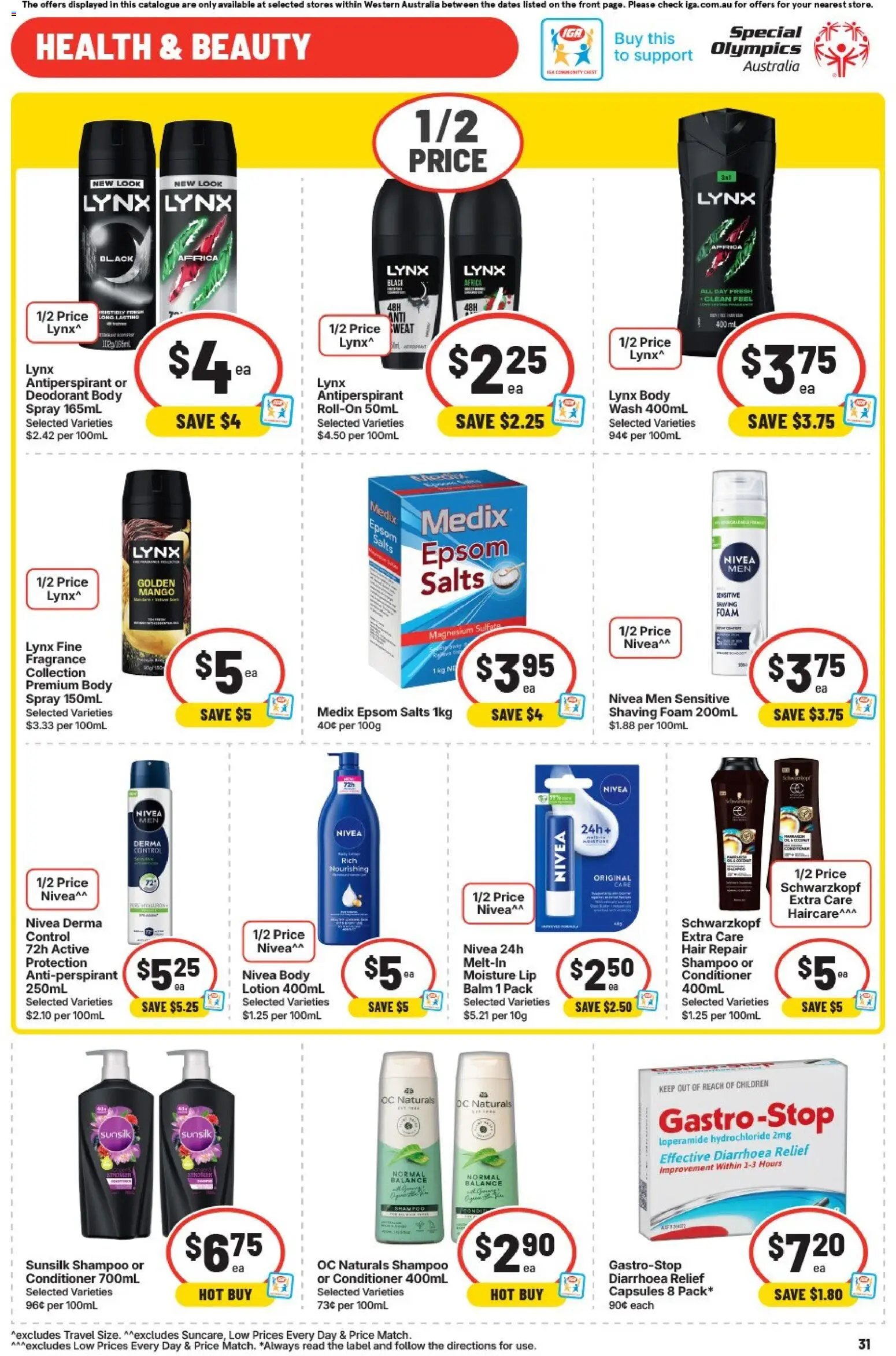 IGA catalogue - valid from 29.04.2026 | Page: 31 | Products: Fragrance, Shampoo, Antiperspirant, Mango