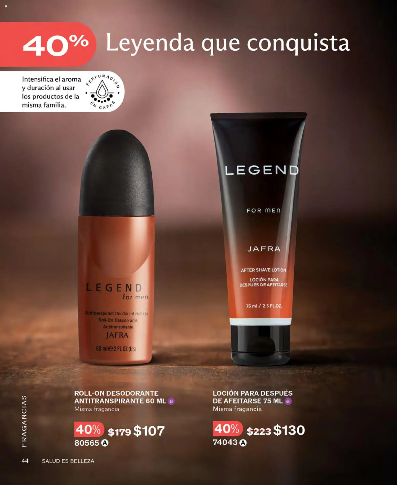 Nuevas ofertas de JAFRA válidas en toda la República Mexicana desde el 01.03.2026. ¡Encuentra las mejores ofertas en JAFRA catálogo! | Página: 44