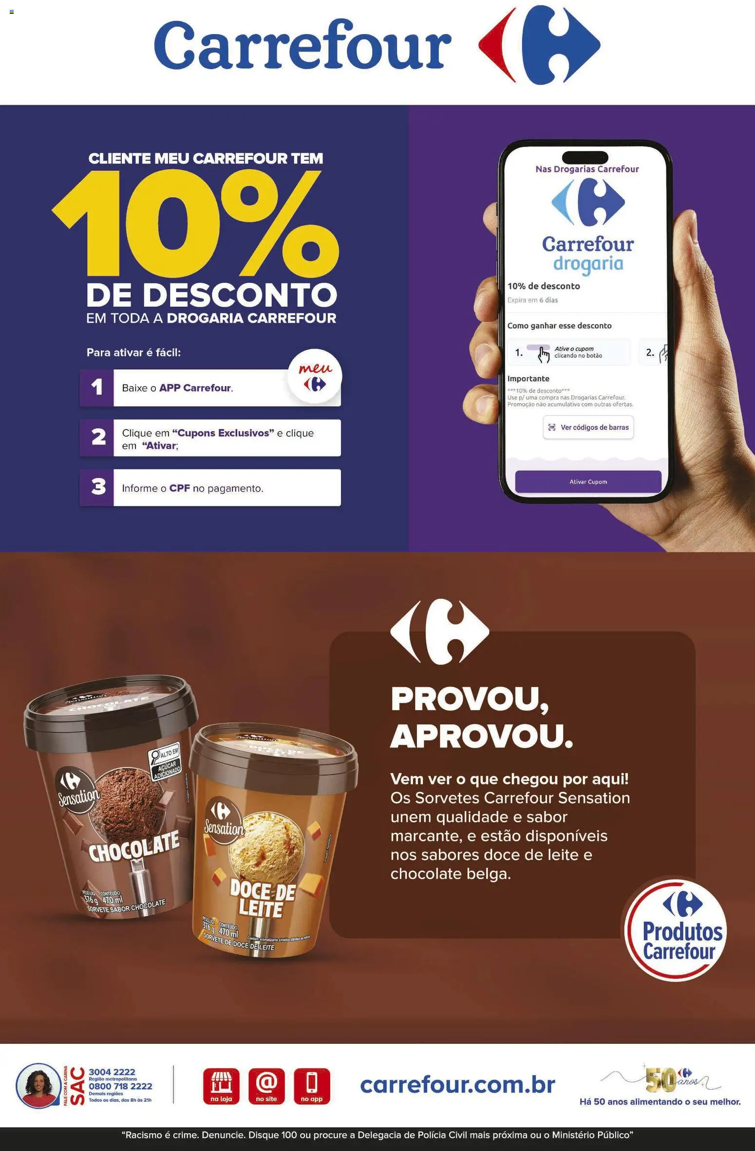 Carrefour Bairro Folheto - válido de 07.11.2025 | Página: 5 | Produtos: Leite, Chocolate, Açúcar, Doce de leite