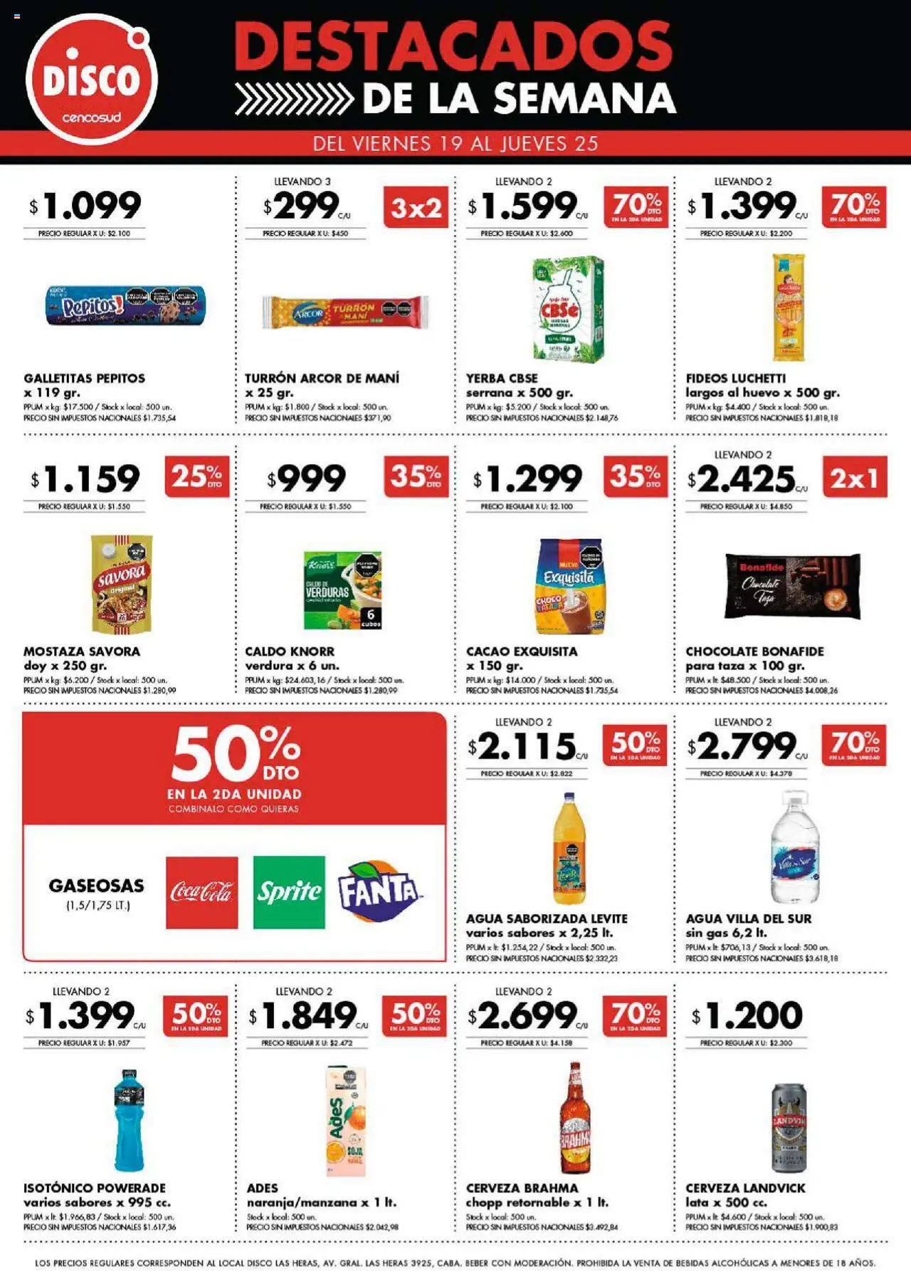 Disco ofertas  | Córdoba │ válido desde el 19.09.2025 | Página: 8 | Productos: Mostaza, Taza, Mani, Huevo