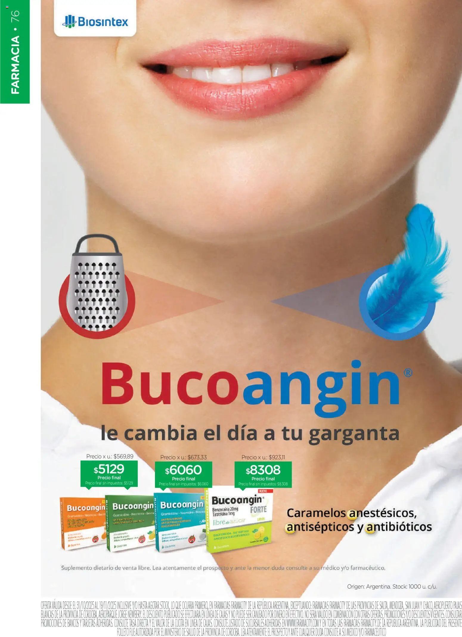 Farmacity catálogo │ válido desde el 30.10.2025 | Página: 76 | Productos: Suplemento dietario, Té