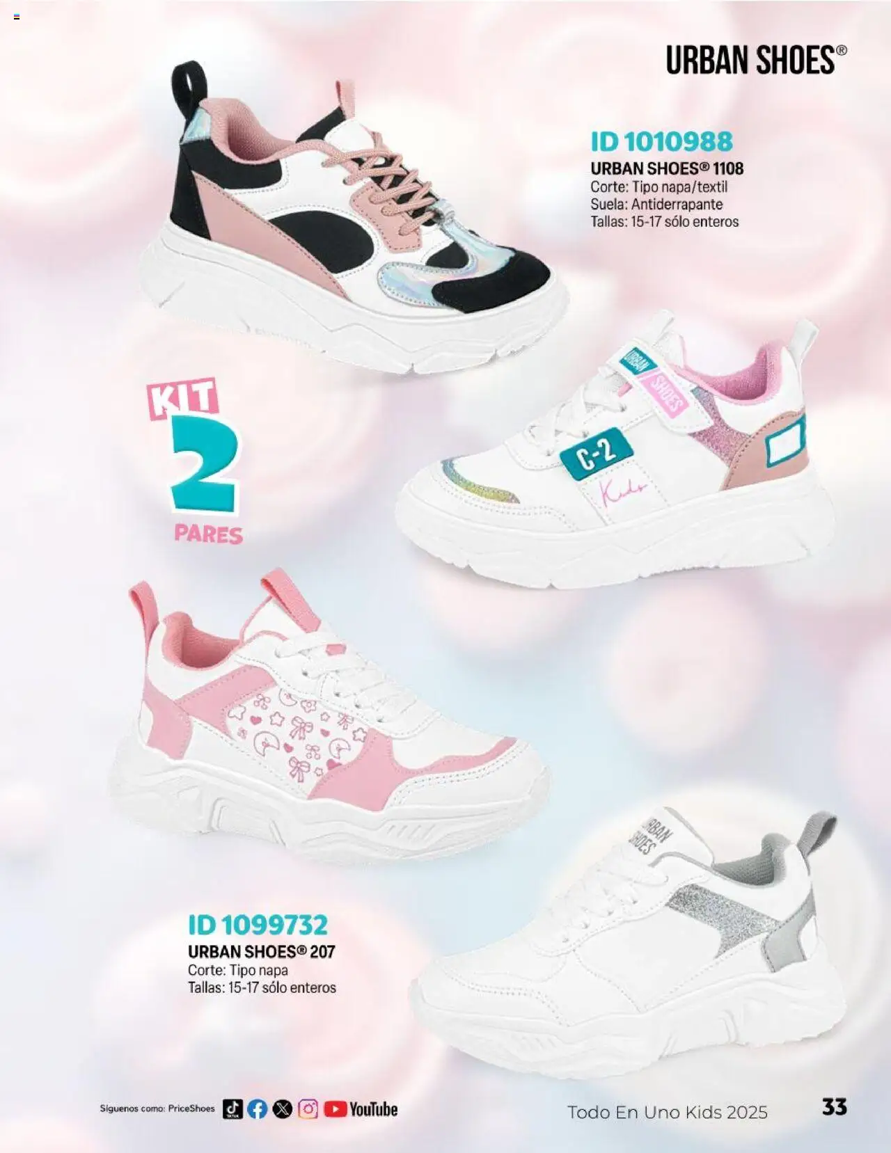 Nuevas ofertas de Price Shoes válidas en toda la República Mexicana desde el 23.04.2025. ¡Encuentra las mejores ofertas en Price Shoes catálogo Kids! | Página: 33