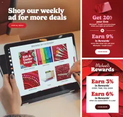 Michaels Weekly Ad - valid from 13.07.2025 | Page: 6 | Products: Canvas