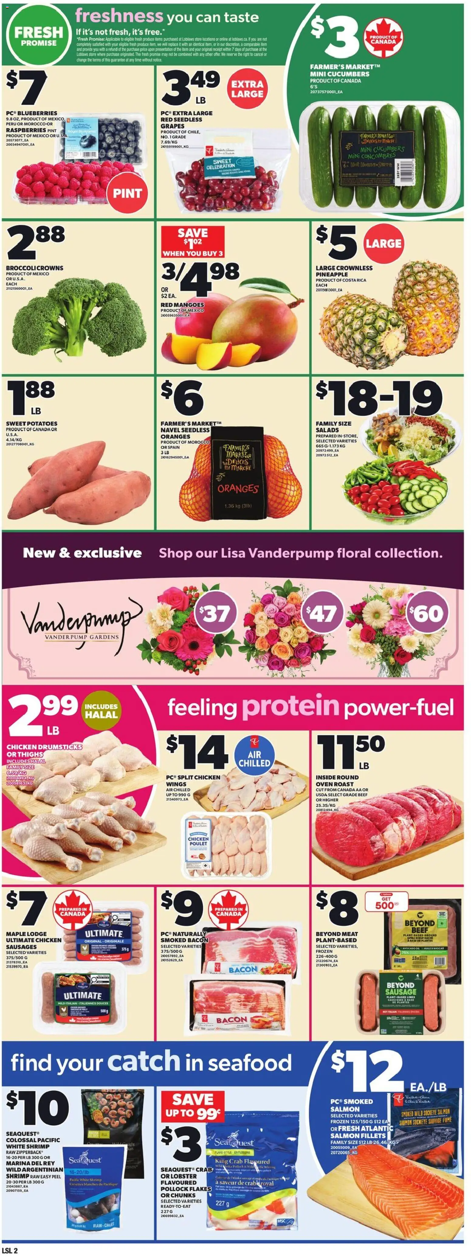 Loblaws flyer valid from 16.04.2026 | Page: 6 | Products: Pineapple, Flakes, Potatoes, Oil