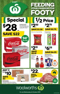 Preview of Weekly catalogue Woolworths NSW 01/10 - valid from 01.10.2025