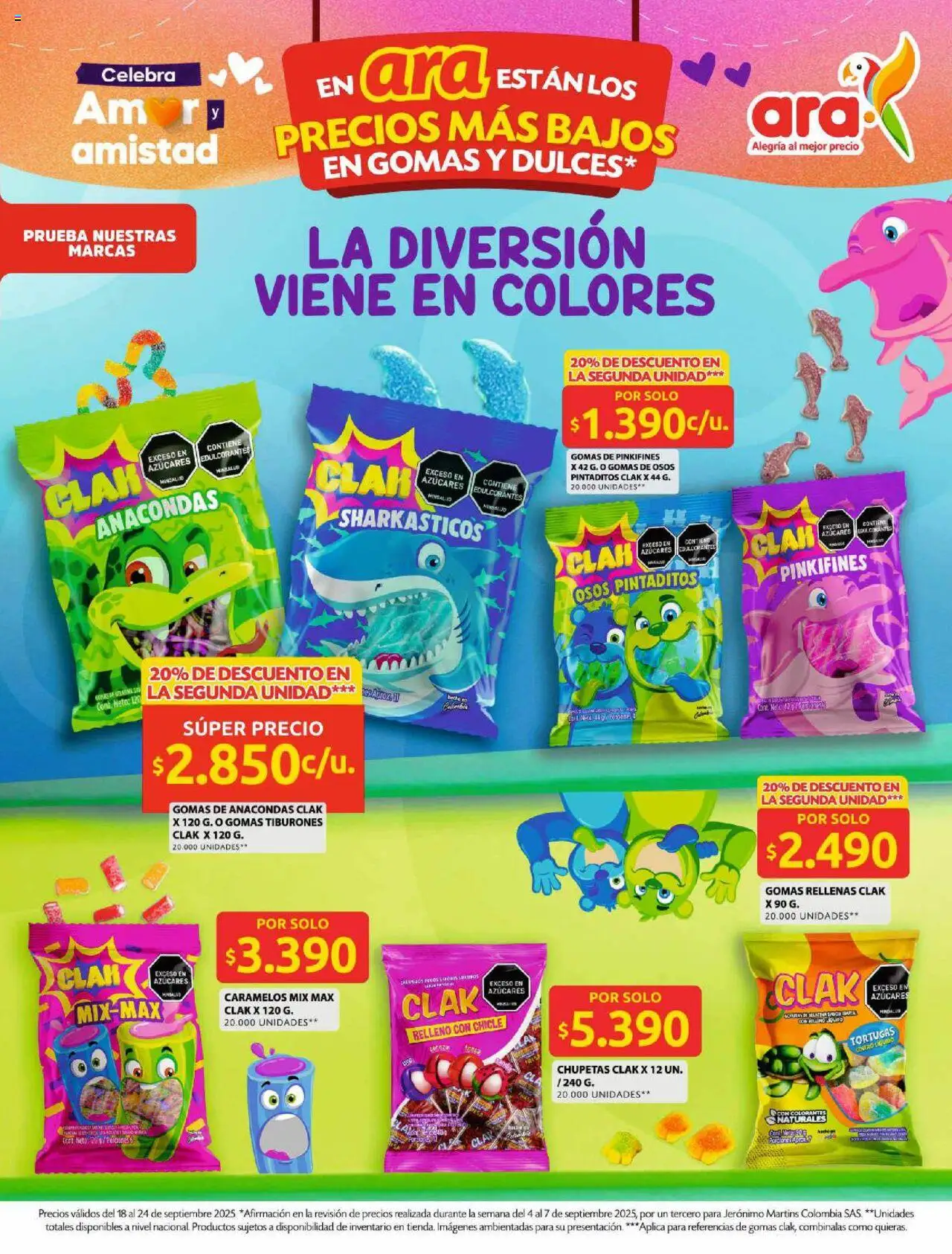 Ara revista - valida desde el 18.09.2025 | Página: 6 | Productos: Gomas, Chicle