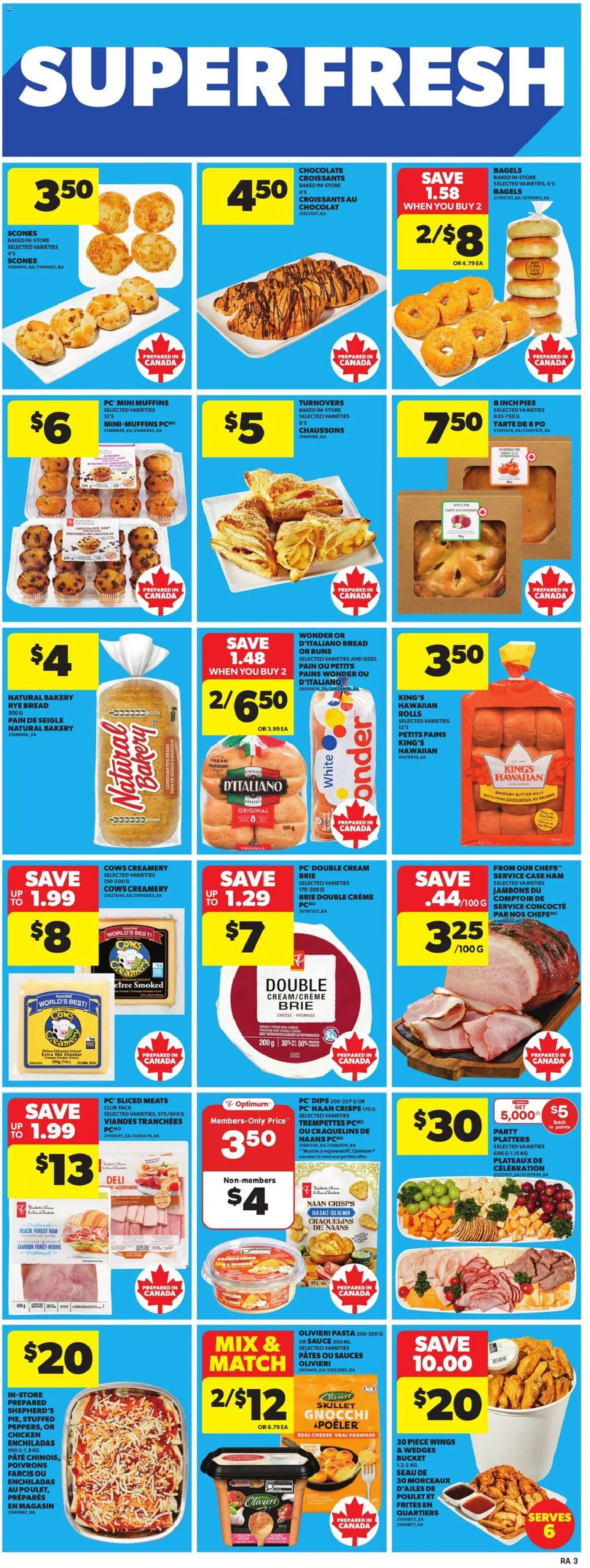 Atlantic Superstore flyer valid from 12.02.2026 | Page: 6 | Products: Cream, Cheese, Bread, Chicken
