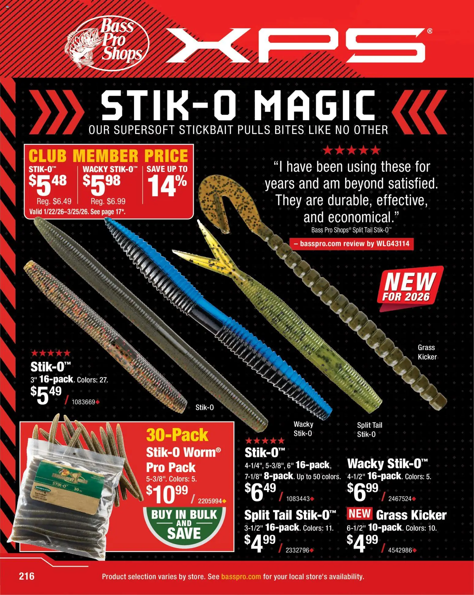 Cabela's Spring Fishing Master 26 - valid from 22.01.2026 | Page: 216