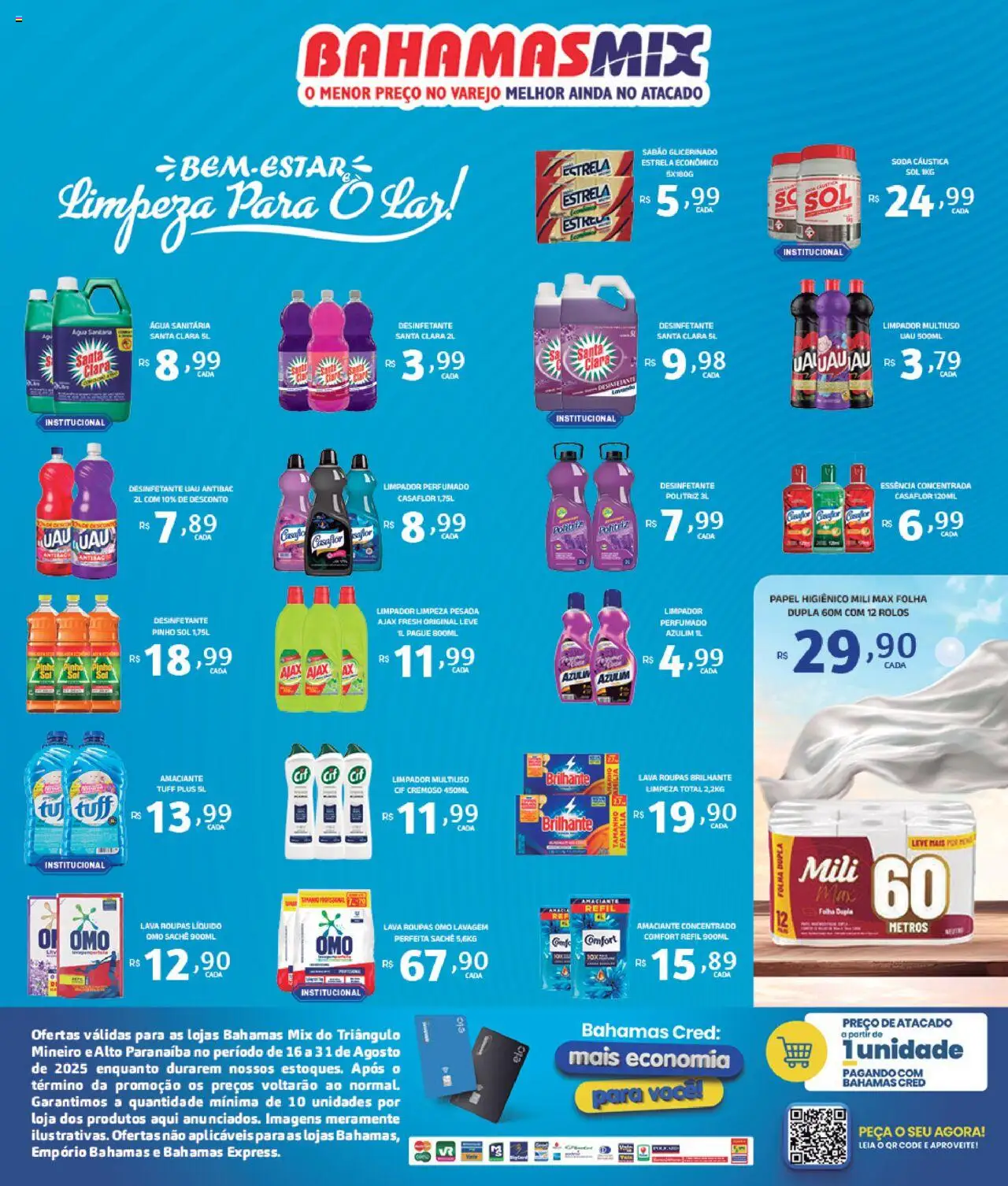 Bahamas Mix Folheto - válido de 16.08.2025 | Página: 2 | Produtos: Roupas, Soda cáustica, Amaciante, Água sanitária