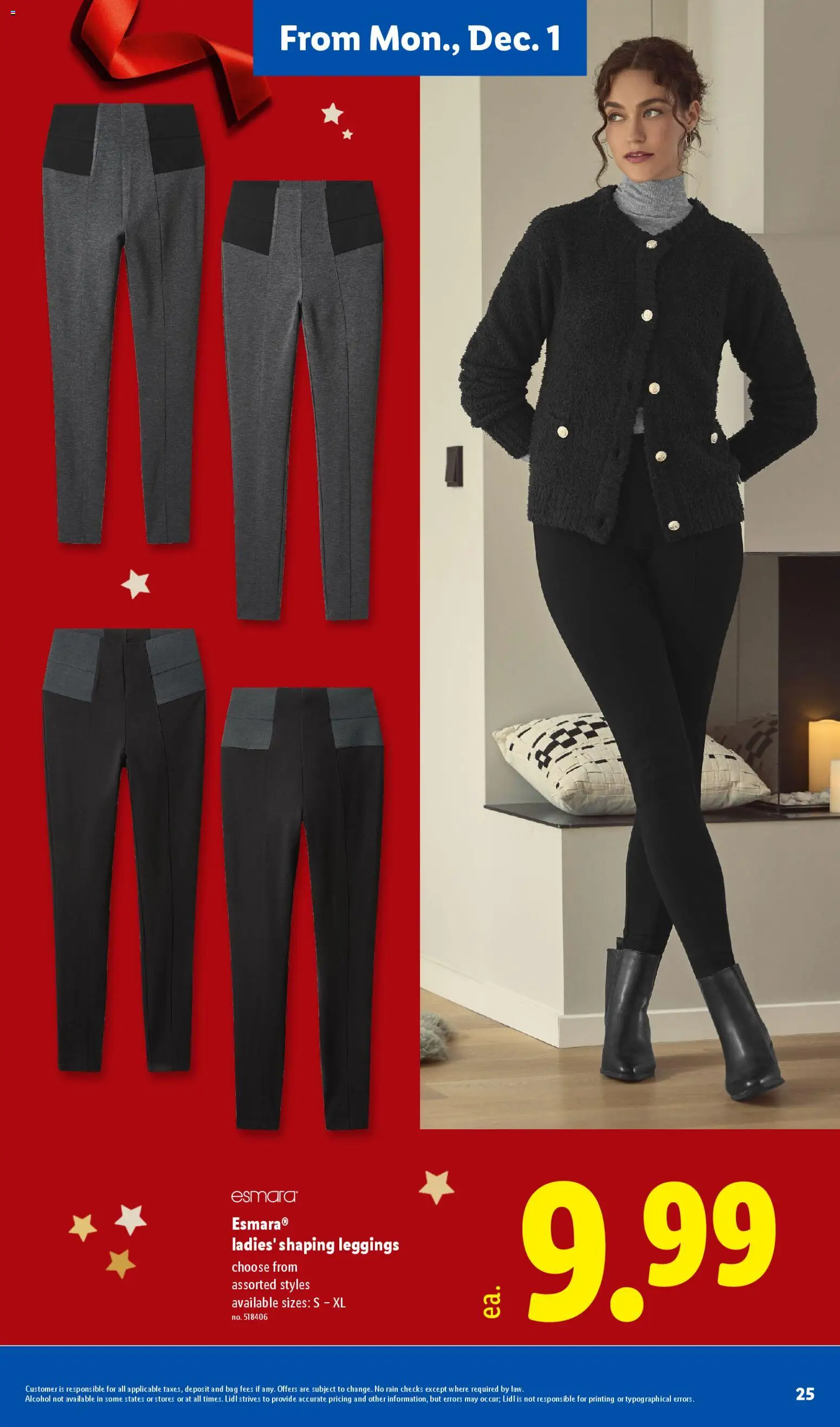 Lidl Black Friday - valid from 27.11.2025 | Page: 25 | Products: Leggings, Bag