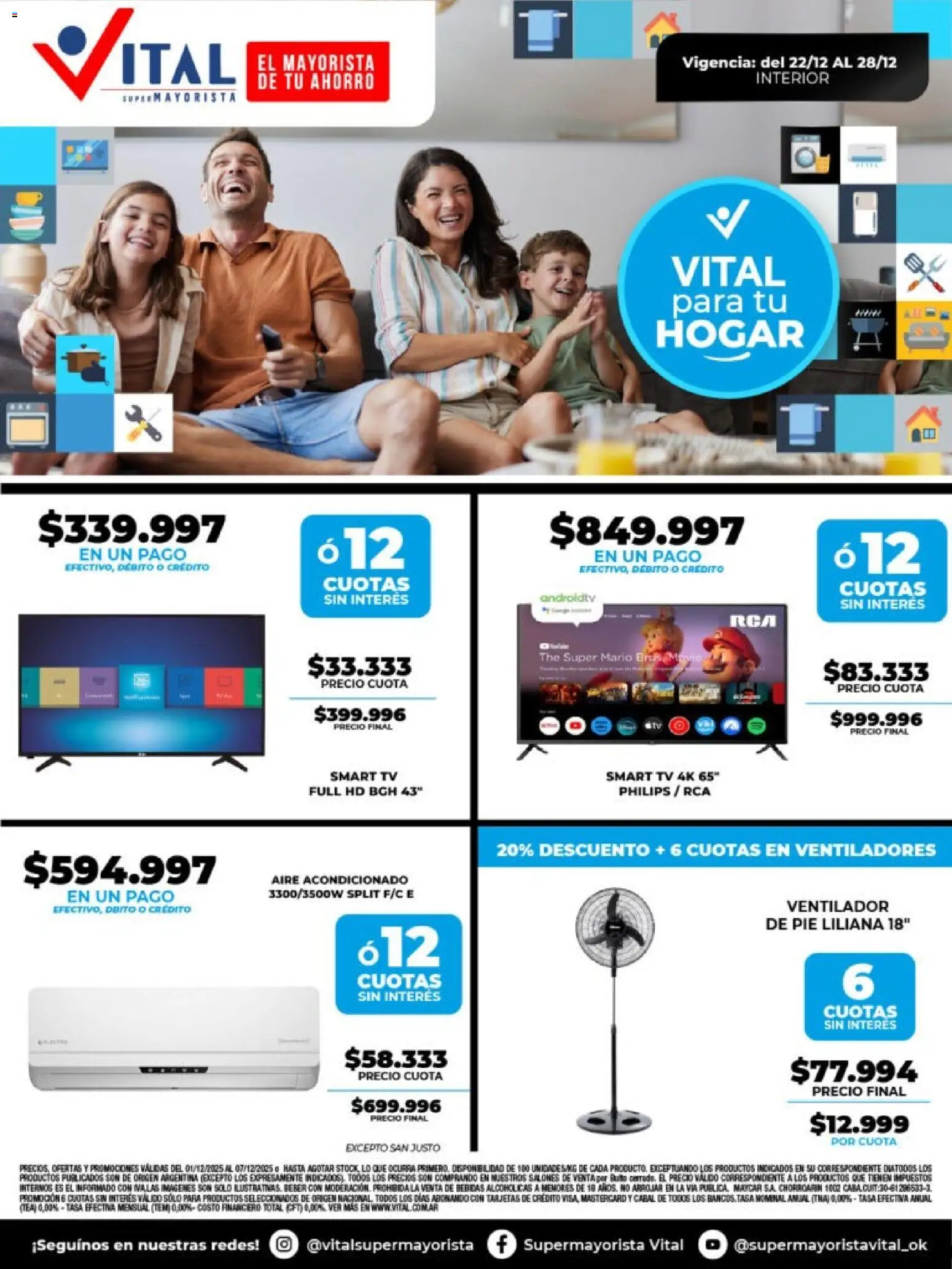 Vital - Especial de nonfood │ válido desde el 22.12.2025 | Página: 1 | Productos: Aire acondicionado, Ventilador