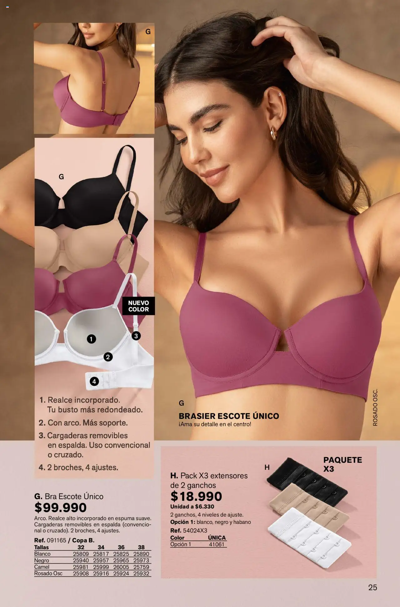 Leonisa revista - valida desde el 04.08.2025 | Página: 25 | Productos: Espuma, Brasier