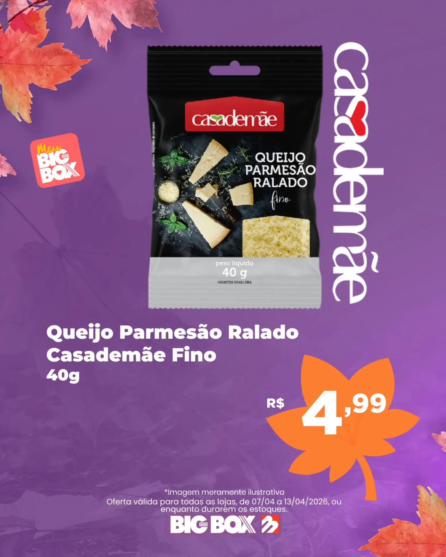 Big Box Folheto - válido de 07.04.2026 | Página: 6 | Produtos: Queijo, Parmesão, Queijo parmesão