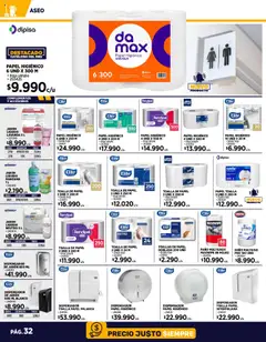 Construmart ofertas  │ válido desde el 01.08.2025 | Página: 32 | Productos: Manzana, Papel higiénico, Jabón, Jabón líquido