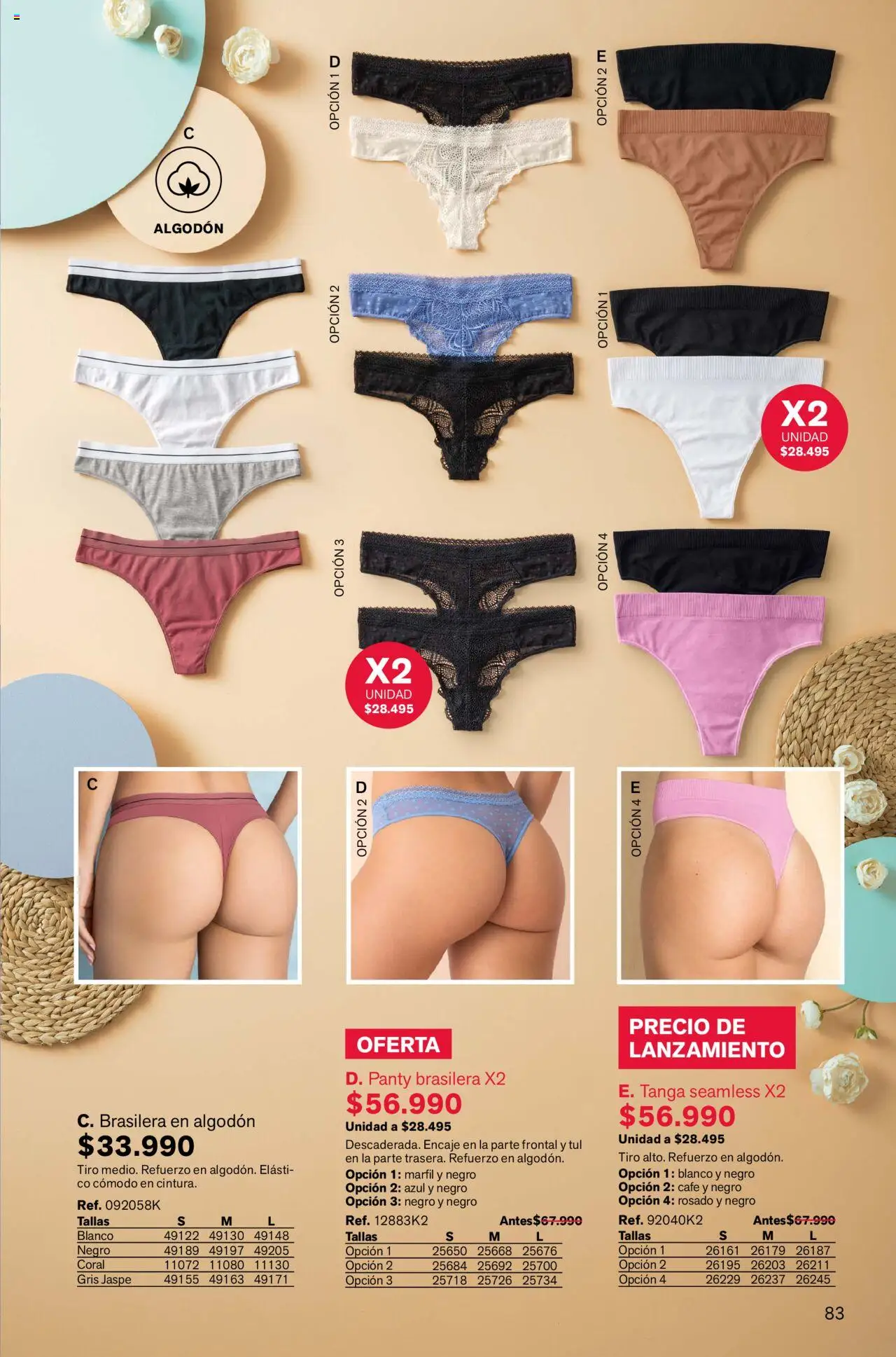 Leonisa revista - valida desde el 04.08.2025 | Página: 83 | Productos: Algodón, Café
