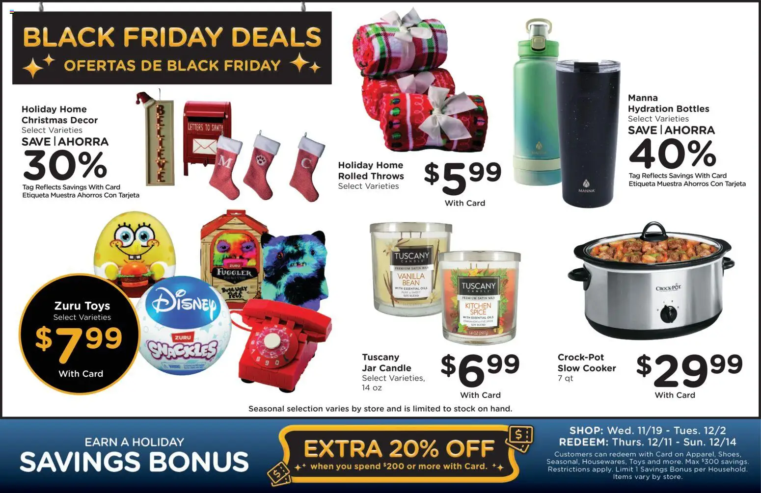 Smith's Weekly Ad - ID - valid from 19.11.2025 | Page: 10 | Products: Cooker, 2人掛けソファ