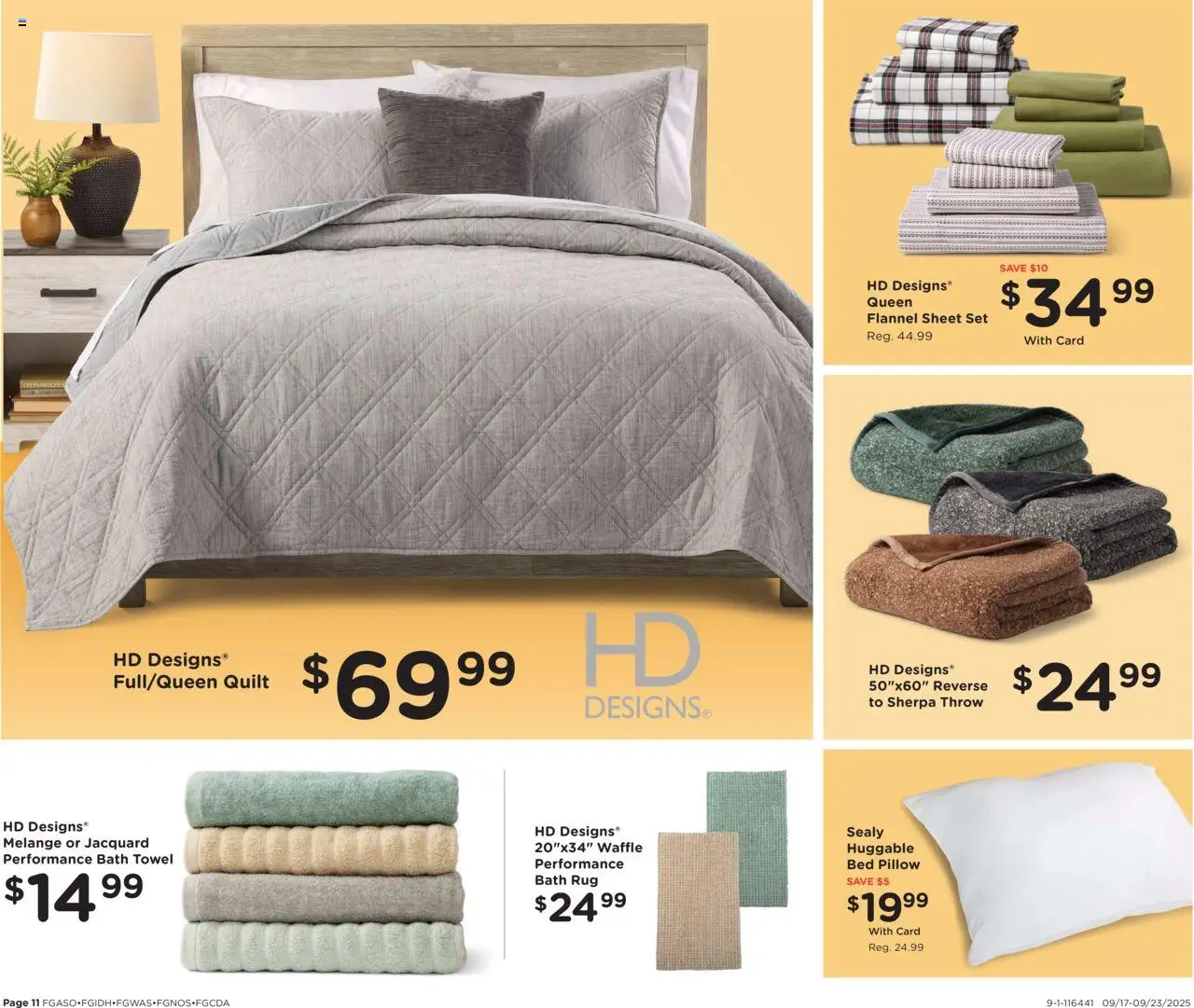 Fred Meyer Home & Apparel - valid from 17.09.2025 | Page: 16 | Products: Bed, Pillow, Quilt, Sheet