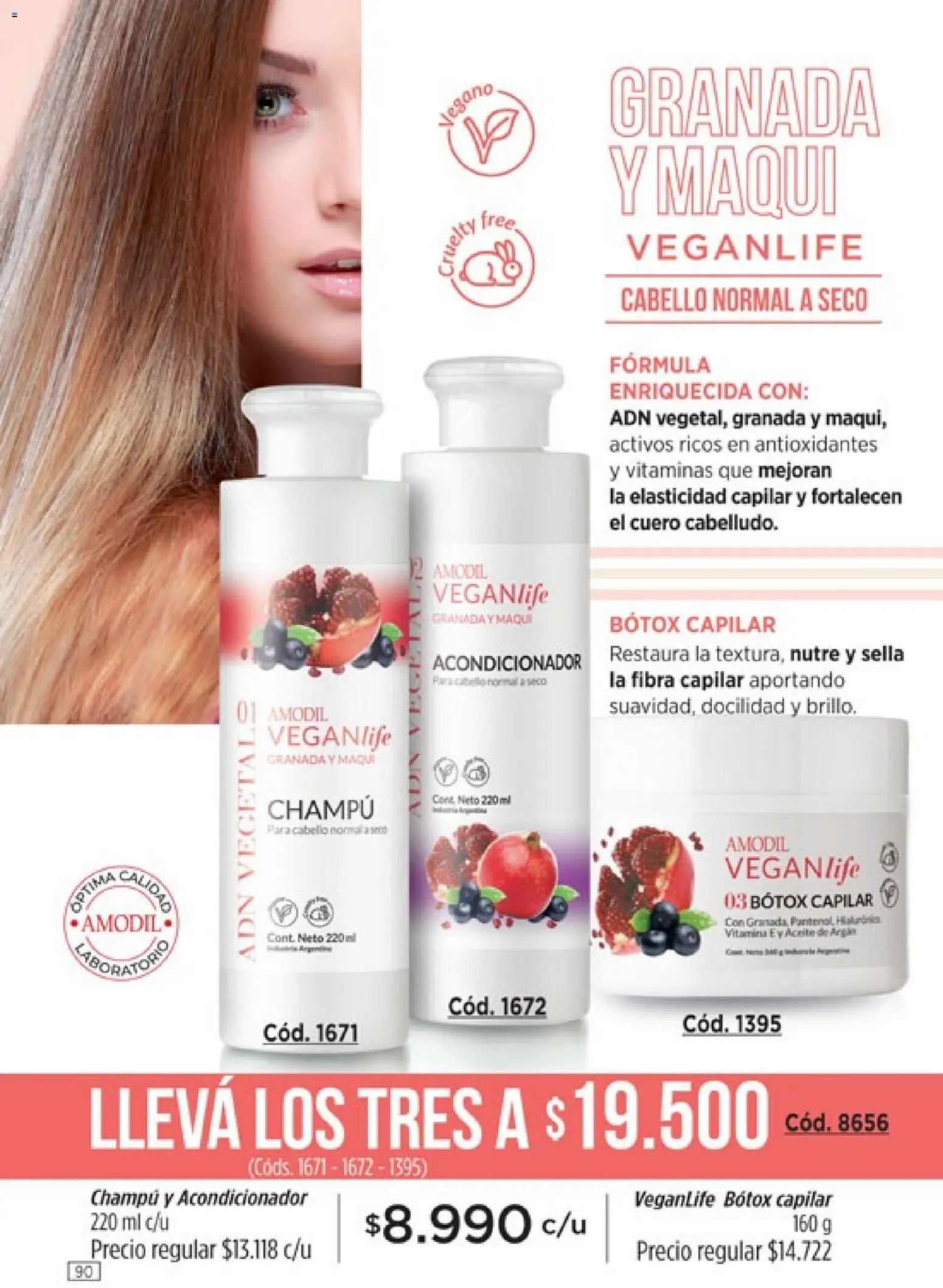 Amodil - Campaña 18/2025 │ válido desde el 30.11.2025 | Página: 90 | Productos: Vitaminas, Aceite, Champú, Acondicionador