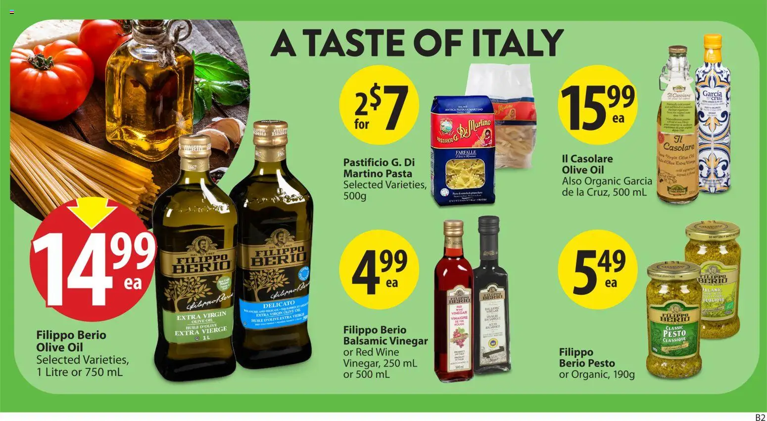 Save on foods flyer valid from 23.04.2026 | Page: 16 | Products: Pasta, Oil, Wine
