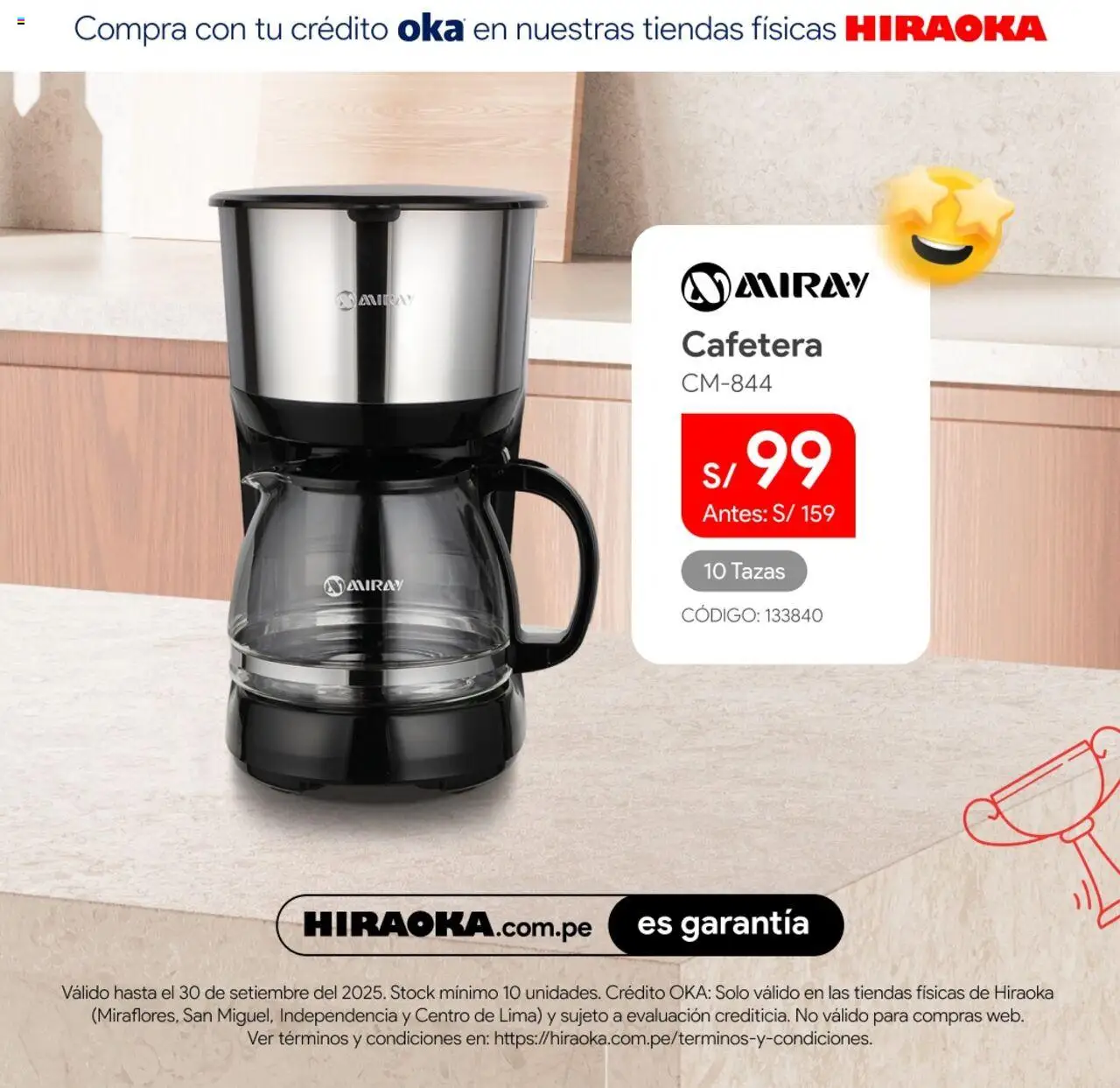 Catálogo Hiraoka válido desde 11.09.2025 | Página: 4 | Productos: Cafetera