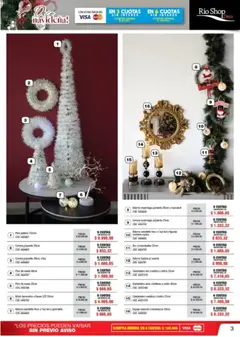 Vista previa Río Shop Deco catálogo válido desde el 03.12.2025 | Página: 3 | Productos: Aros, Foco, Mesa, Espejo