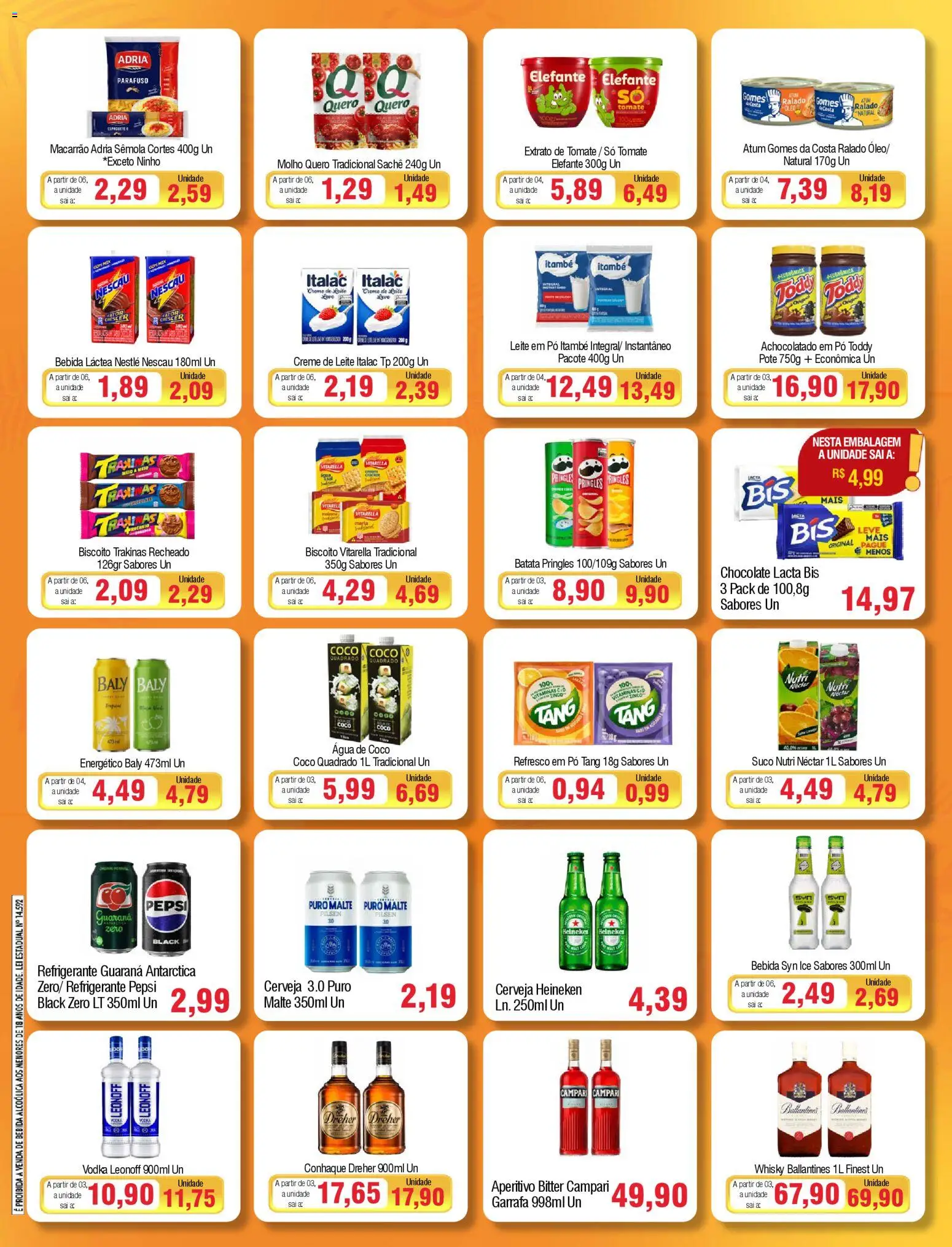 Spani Atacadista Folheto - válido de 03.02.2026 | Página: 3 | Produtos: Biscoito, Whisky, Nescau, Leite