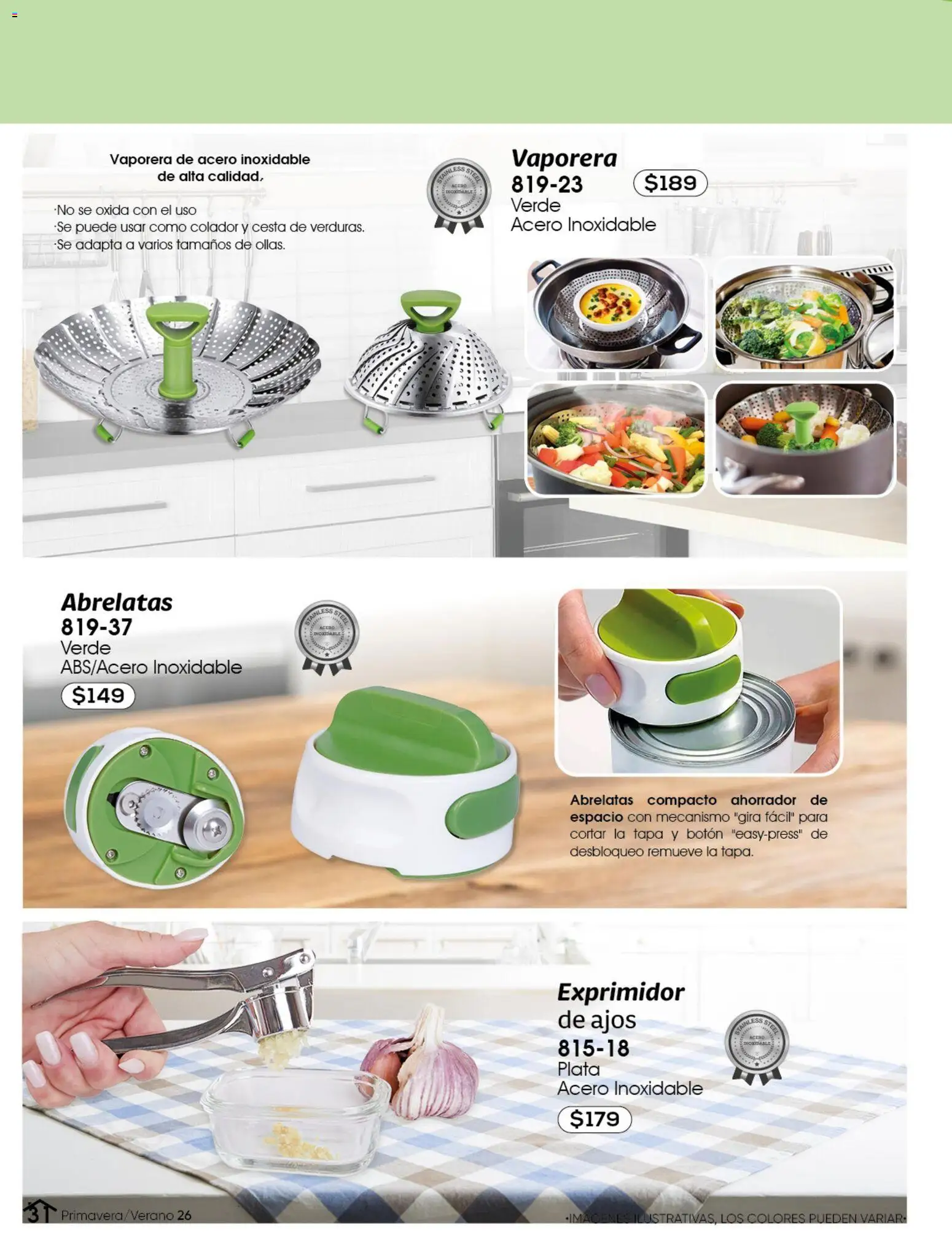 Nuevas ofertas de Cklass válidas en toda la República Mexicana desde el 02.01.2026. ¡Encuentra las mejores ofertas en Cklass catálogo Home! | Página: 32 | Productos: Colador, Vaporera, Exprimidor