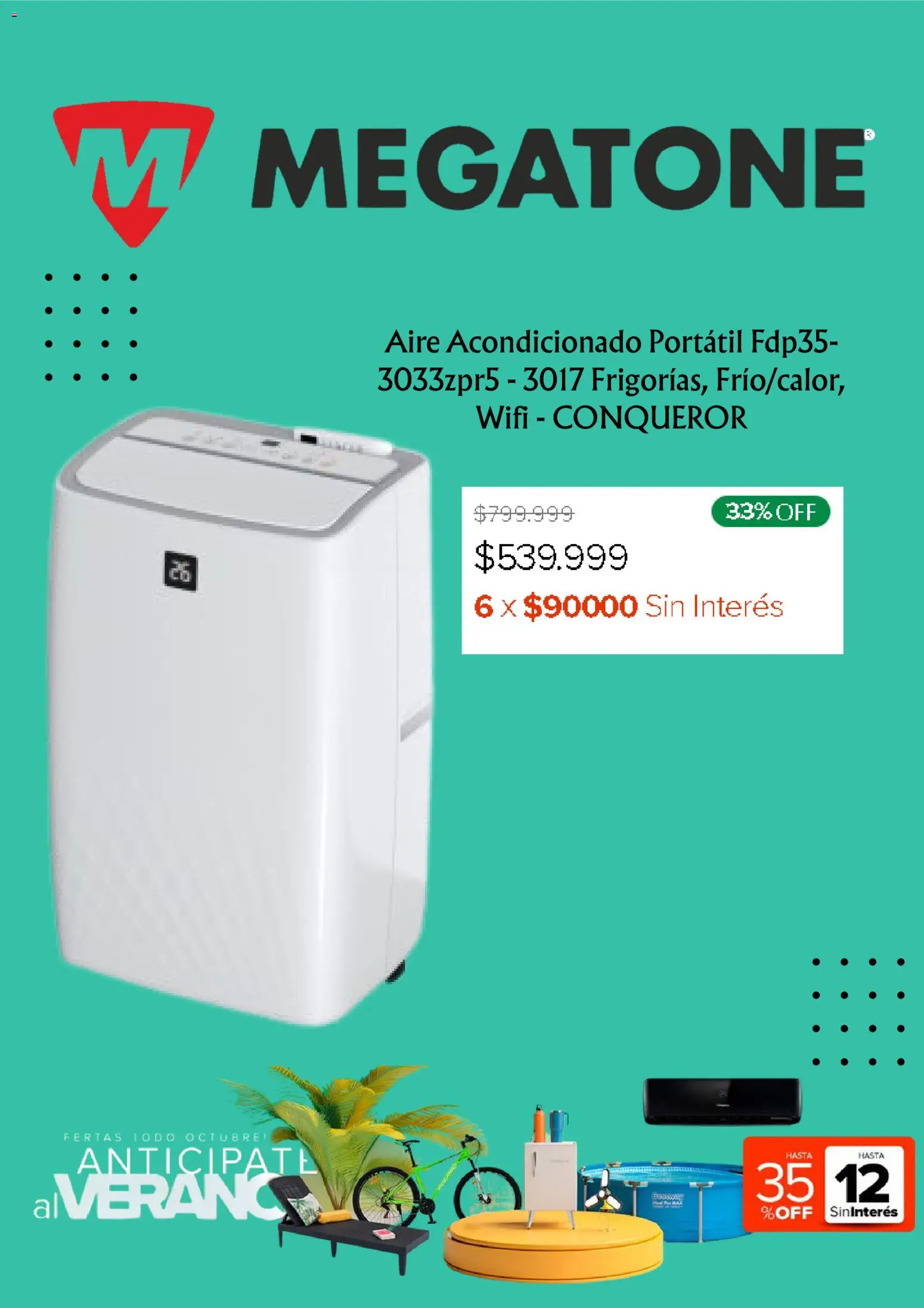 Megatone catálogo │ válido desde el 22.10.2025 | Página: 1 | Productos: Aire acondicionado