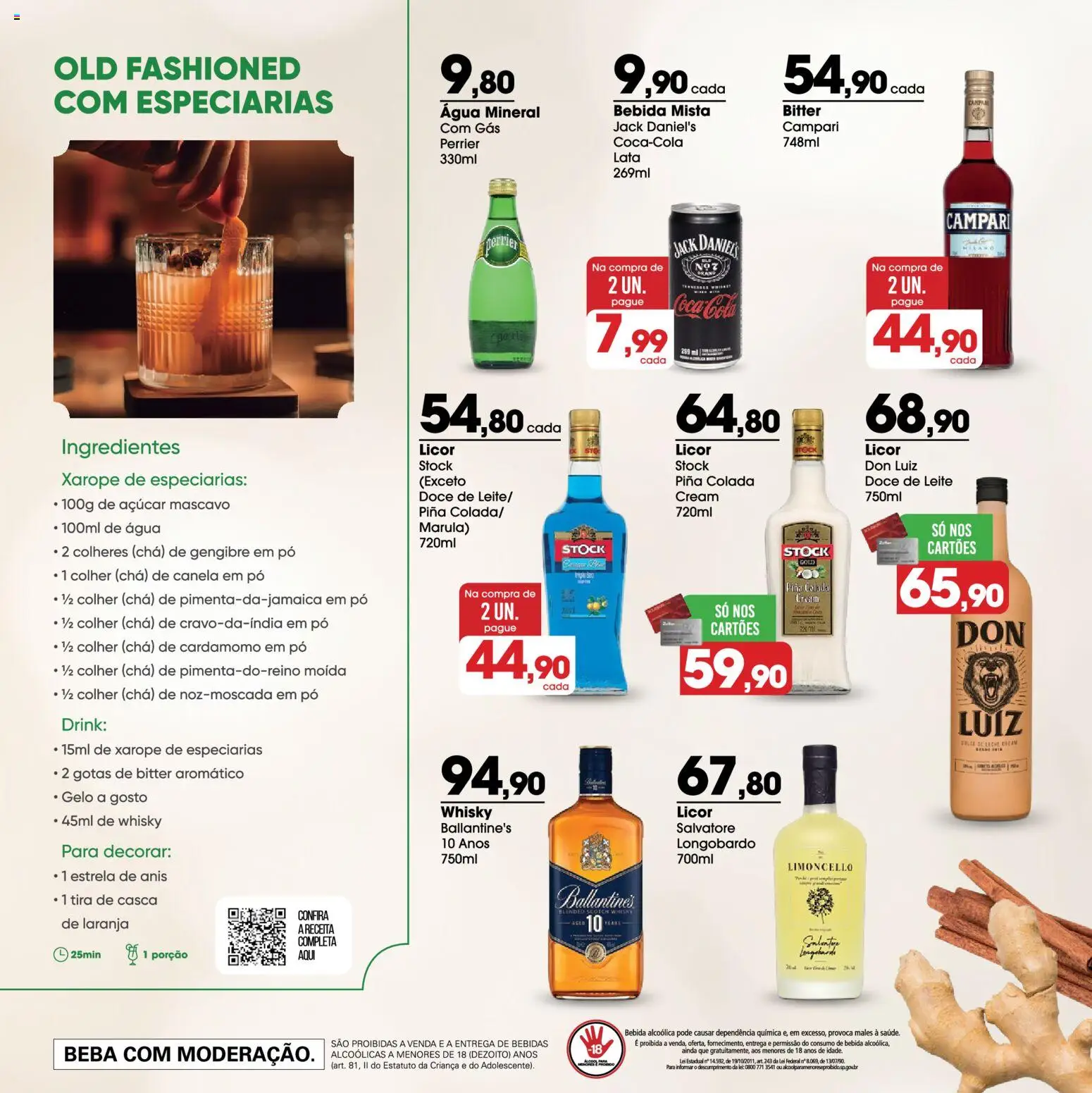 Zaffari Folheto - válido de 09.01.2026 | Página: 5 | Produtos: Cola, Leite, Chá, Campari