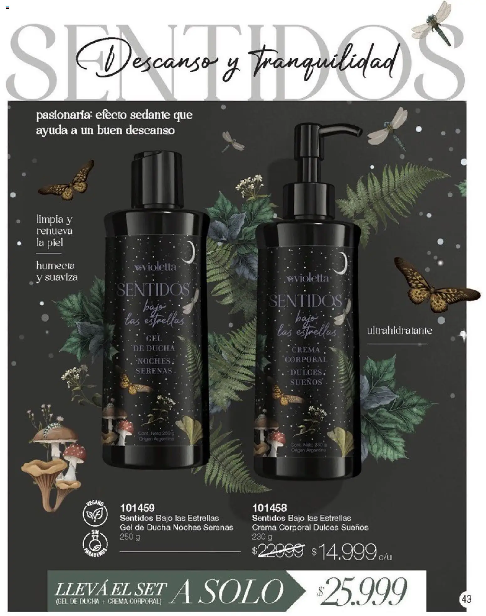 Violetta catálogo │ válido desde el 01.01.2026 | Página: 43 | Productos: Ducha, Gel de ducha, Crema