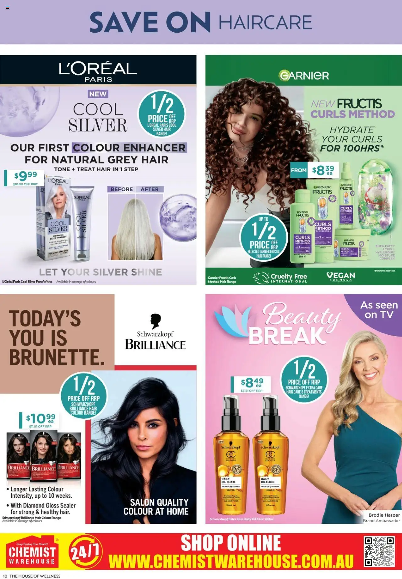 Chemist Warehouse catalogue - valid from 07.08.2025 | Page: 10 | Products: Diamond, Shampoo, Hair colour, Treatment