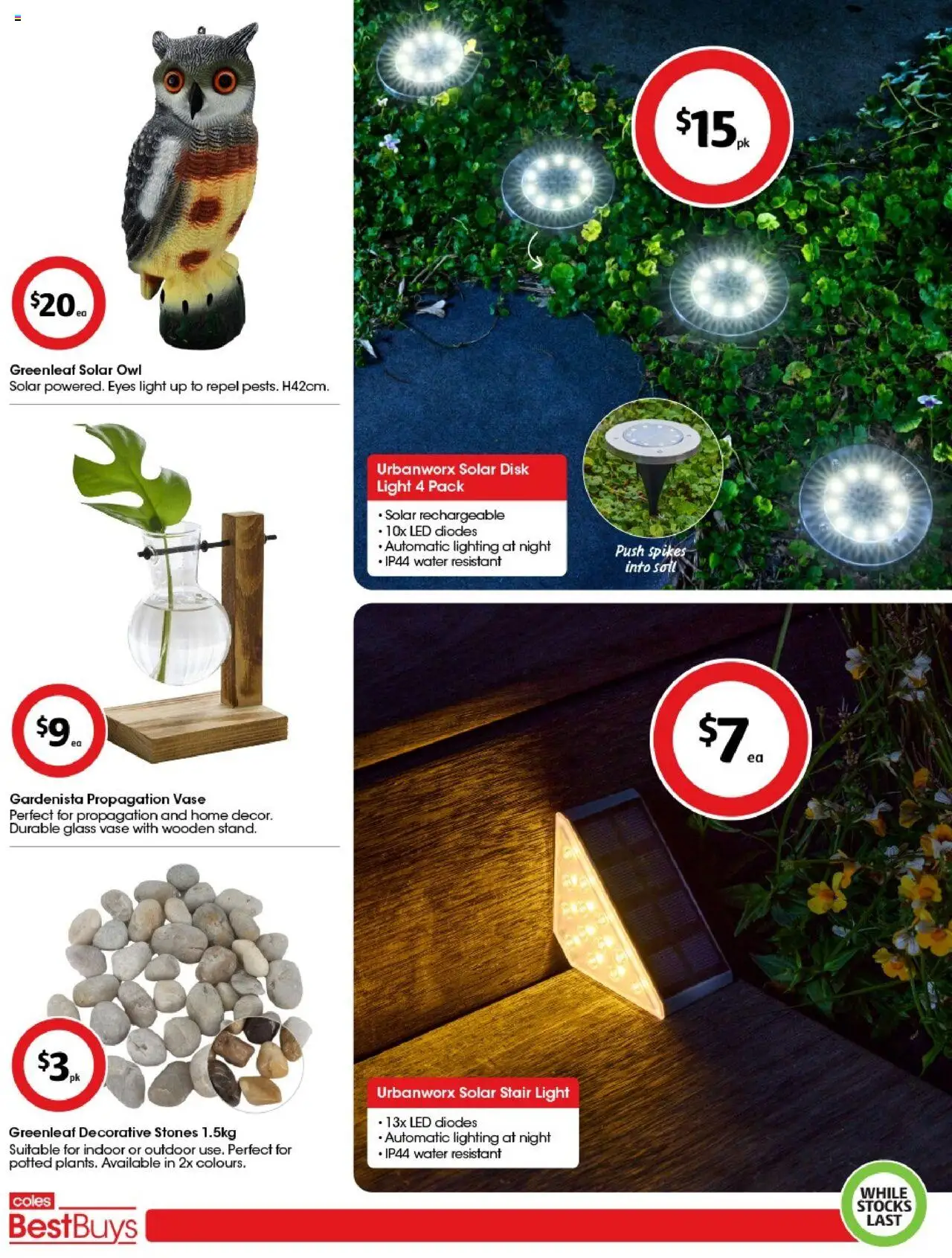 Coles catalogue - valid from 12.09.2025 | Page: 6 | Products: Vase, Water, Soil, Stones
