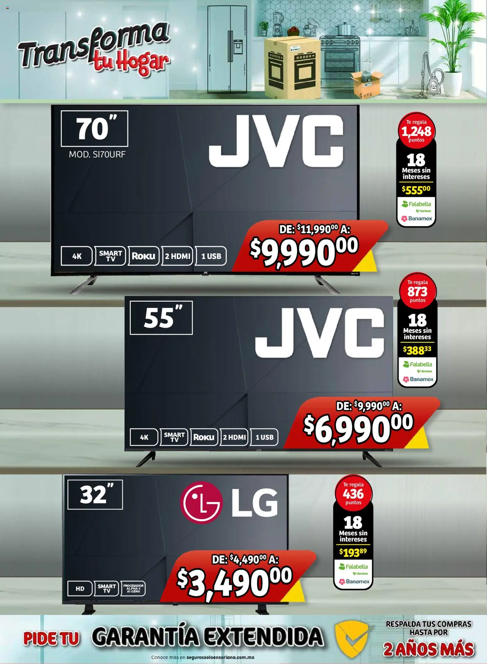 Nuevas ofertas de Soriana válidas en toda la República Mexicana desde el 30.01.2026. ¡Encuentra las mejores ofertas en Soriana - Pesito Valedor Mercado: Ags, Col, Gto, Jal, Mich! | Página: 27 | Productos: Usb, Té