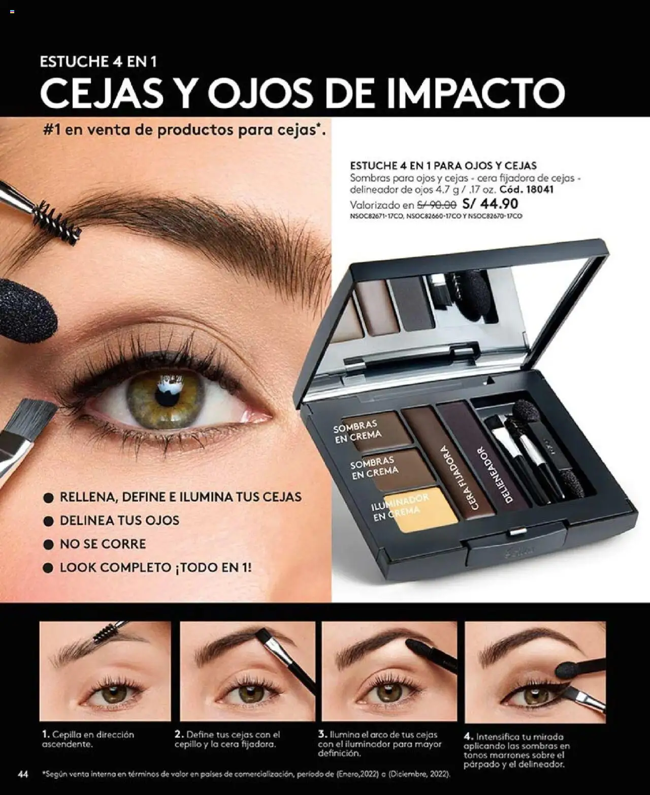 Catálogo Ésika válido desde 03.10.2025 | Página: 44 | Productos: Delineador de ojos, Delineador, Crema