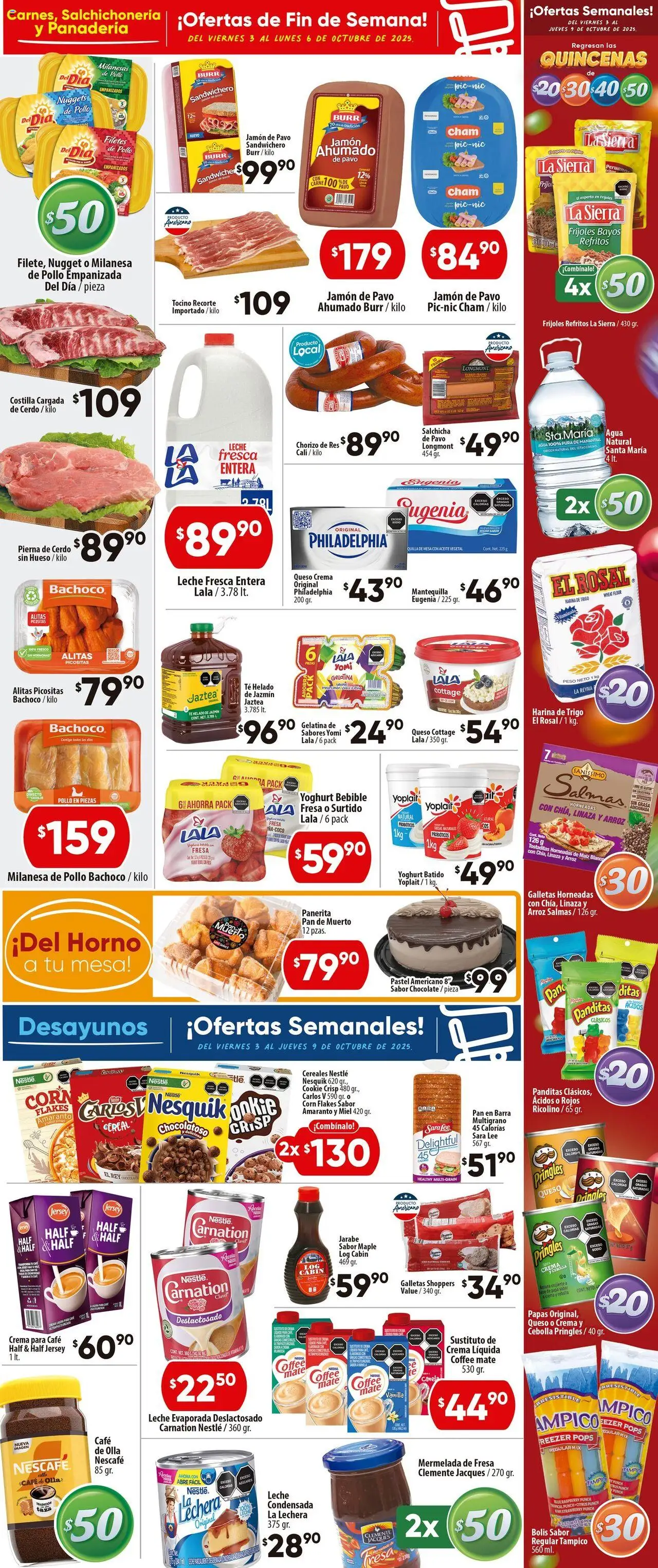 Nuevas ofertas de Calimax válidas en toda la República Mexicana desde el 03.10.2025. ¡Encuentra las mejores ofertas en Calimax - Folleto Mexicali! | Página: 2 | Productos: Fresa, Agua, Cereales, Mate
