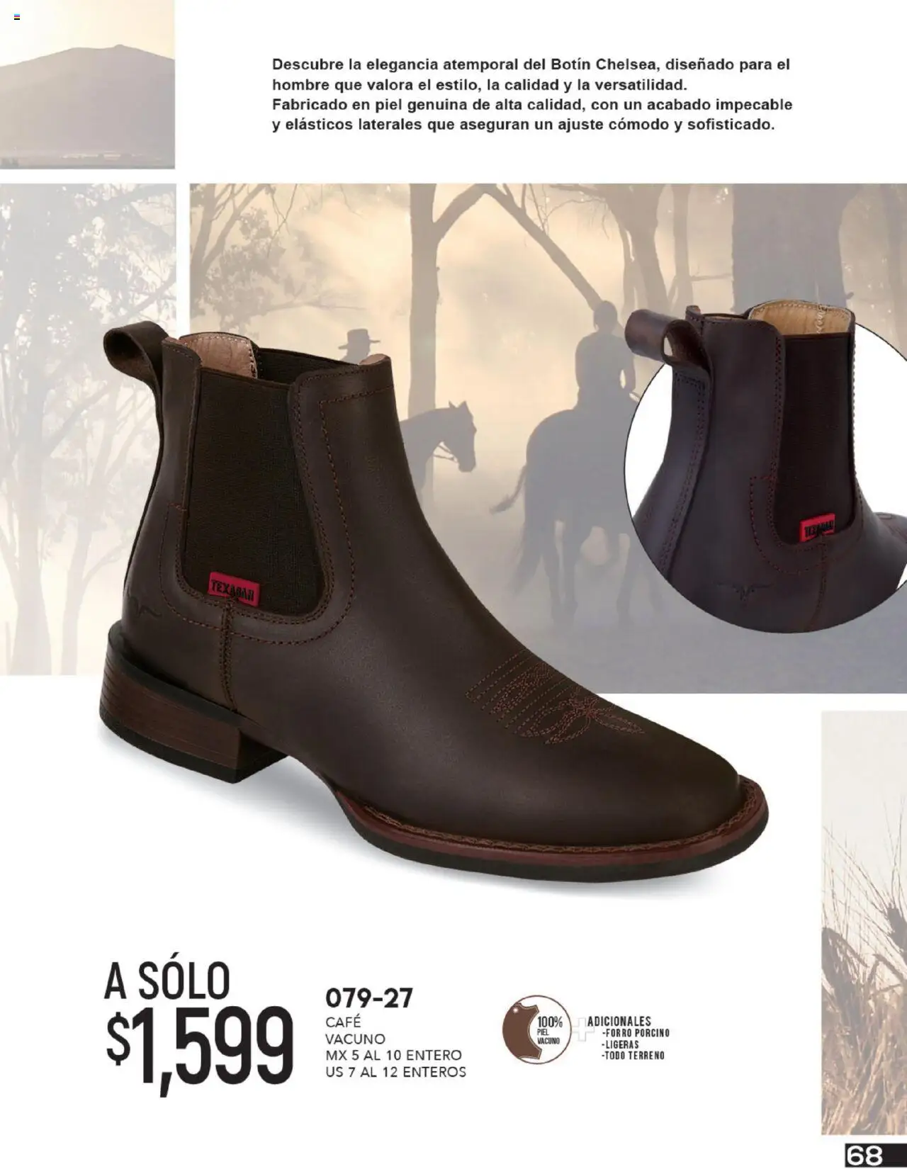 Nuevas ofertas de Cklass válidas en toda la República Mexicana desde el 14.07.2025. ¡Encuentra las mejores ofertas en Cklass catálogo Ropa Caballero! | Página: 172 | Productos: Café, Botín