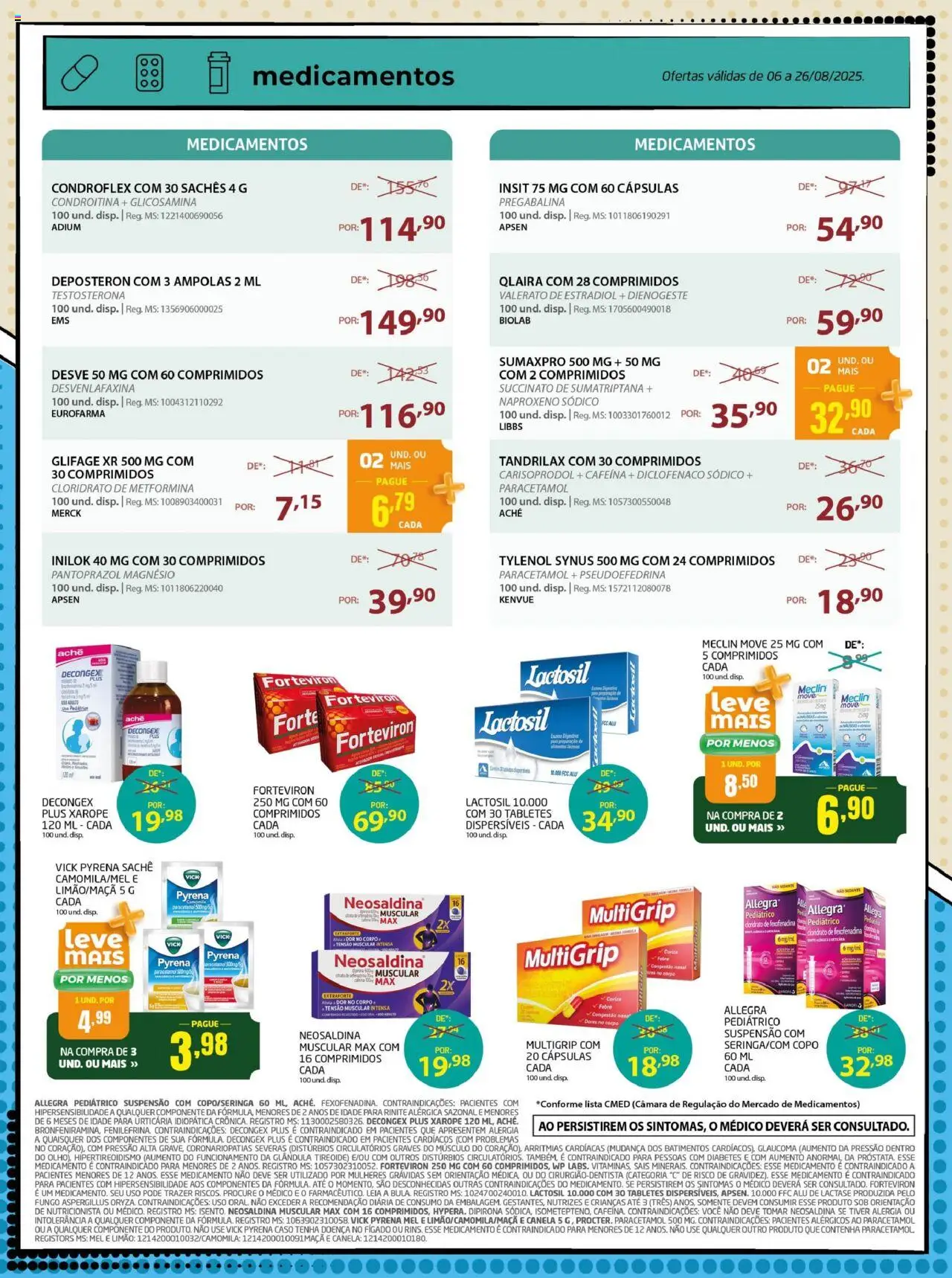 Cooper Folheto - válido de 06.08.2025 | Página: 2 | Produtos: Condroflex, Suspensão, Mel, Xarope