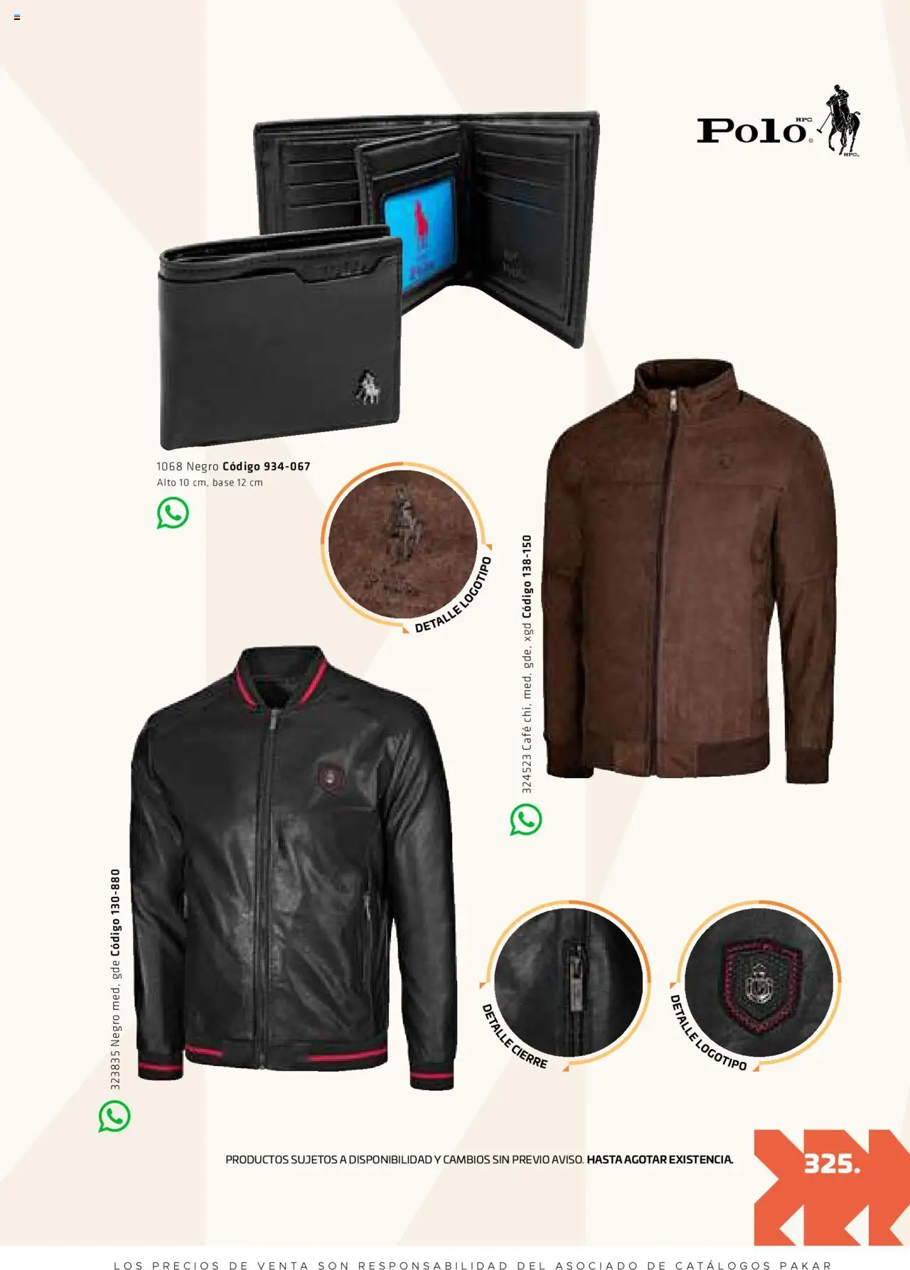 Nuevas ofertas de SC Pakar válidas en toda la República Mexicana desde el 29.08.2025. ¡Encuentra las mejores ofertas en SC Pakar - Catálogo Otoño Men Tomo 1! | Página: 325 | Productos: Café