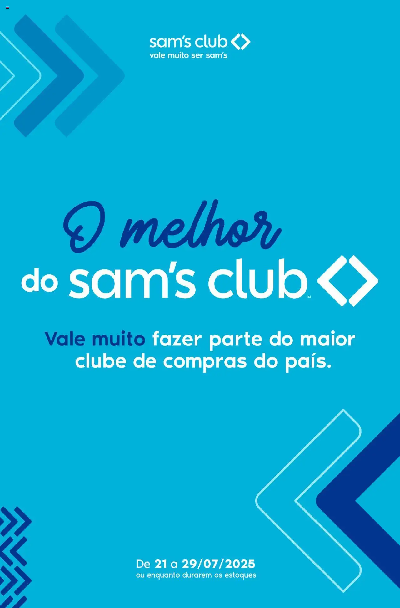 Sam's Club Folheto - válido de 21.07.2025 | Página: 1